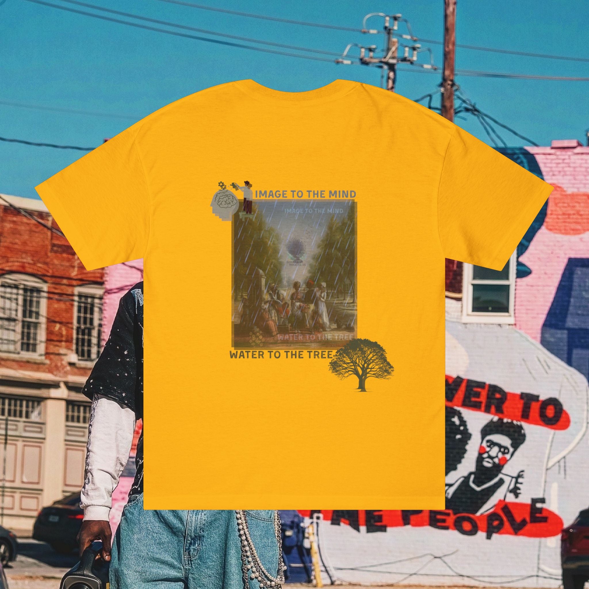“Image to The Mind, Water to The Tree” Unisex Classic Tee