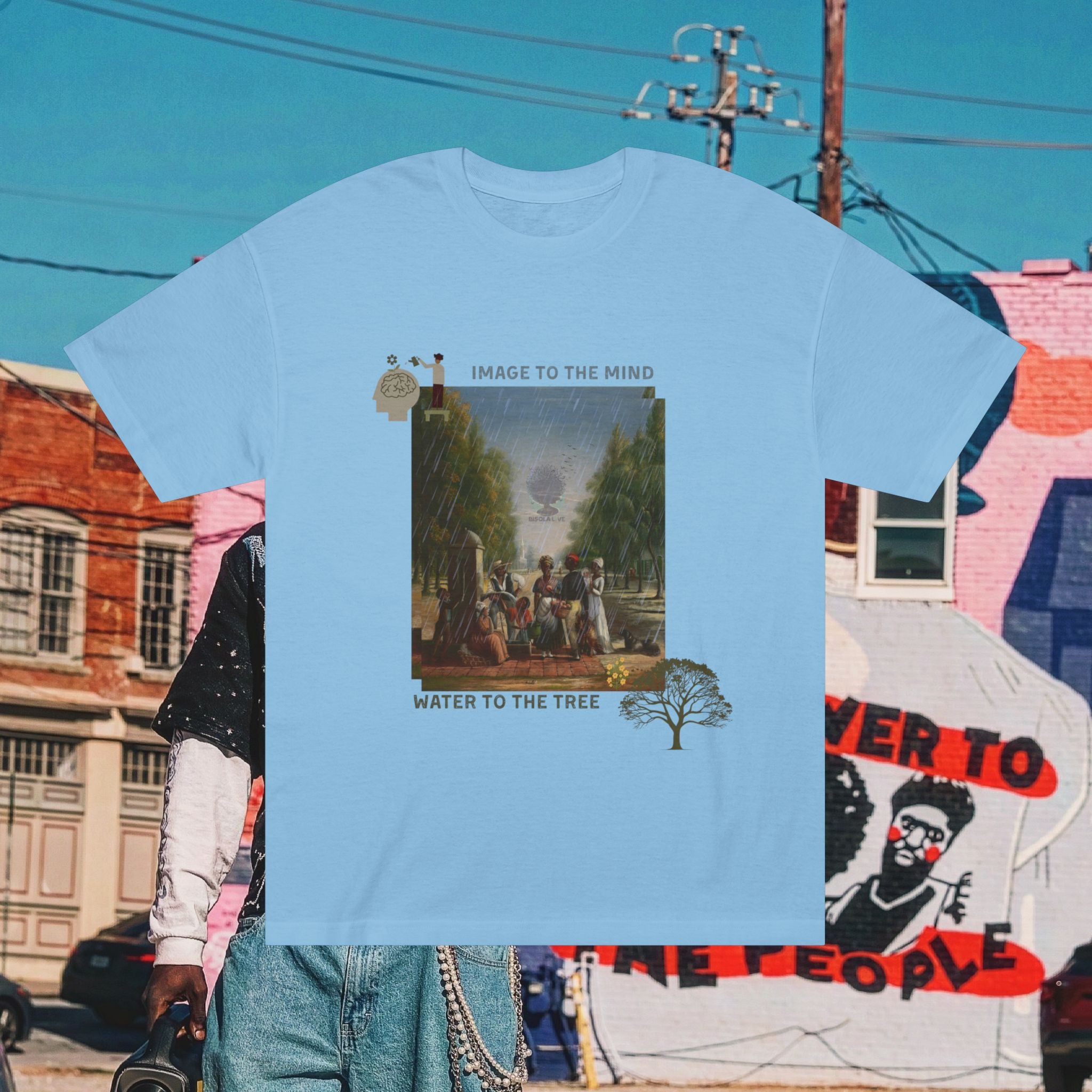 “Image to The Mind, Water to The Tree” Unisex Classic Tee
