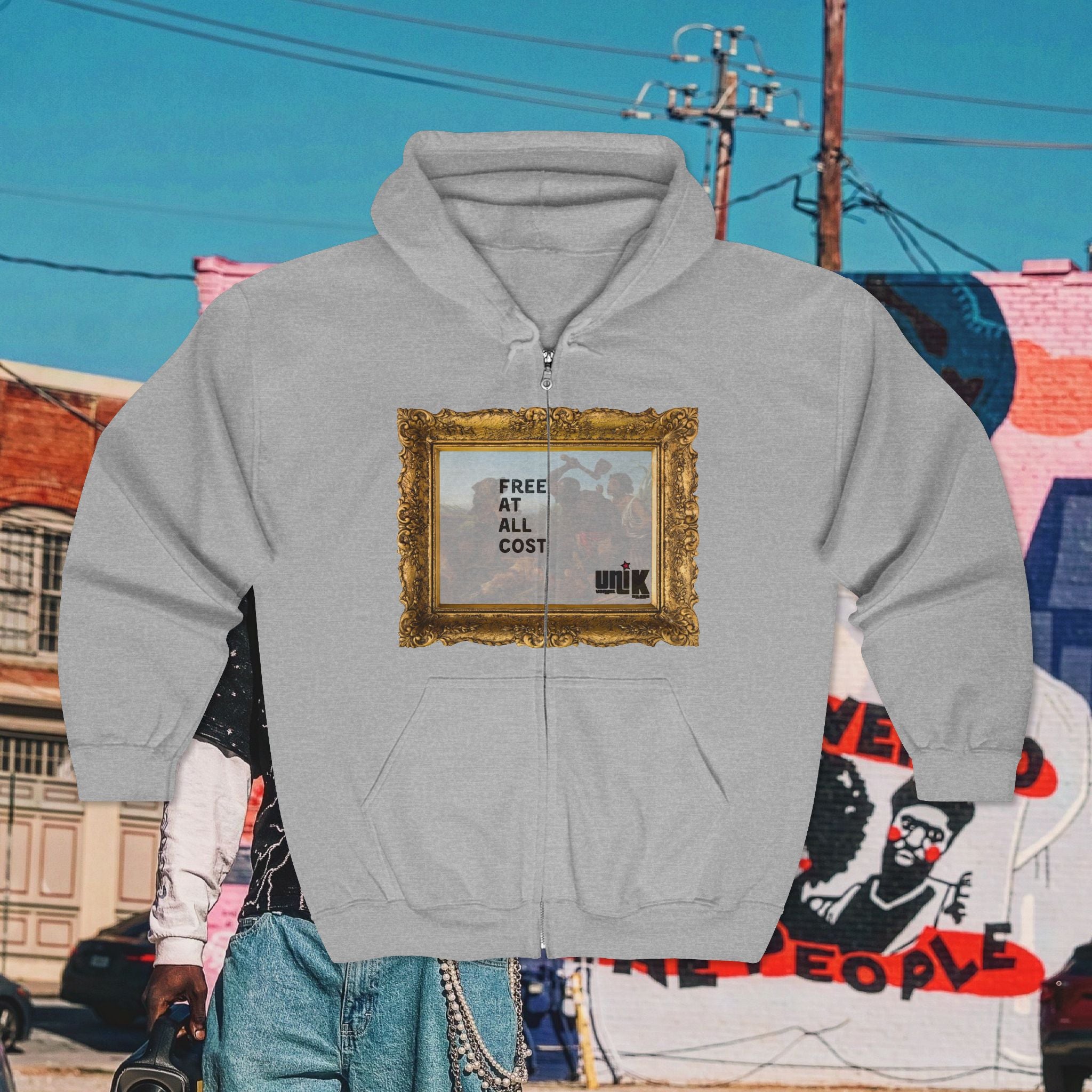“Head Hunter” Unisex Heavy Blend™ Full Zip Hooded Sweatshirt