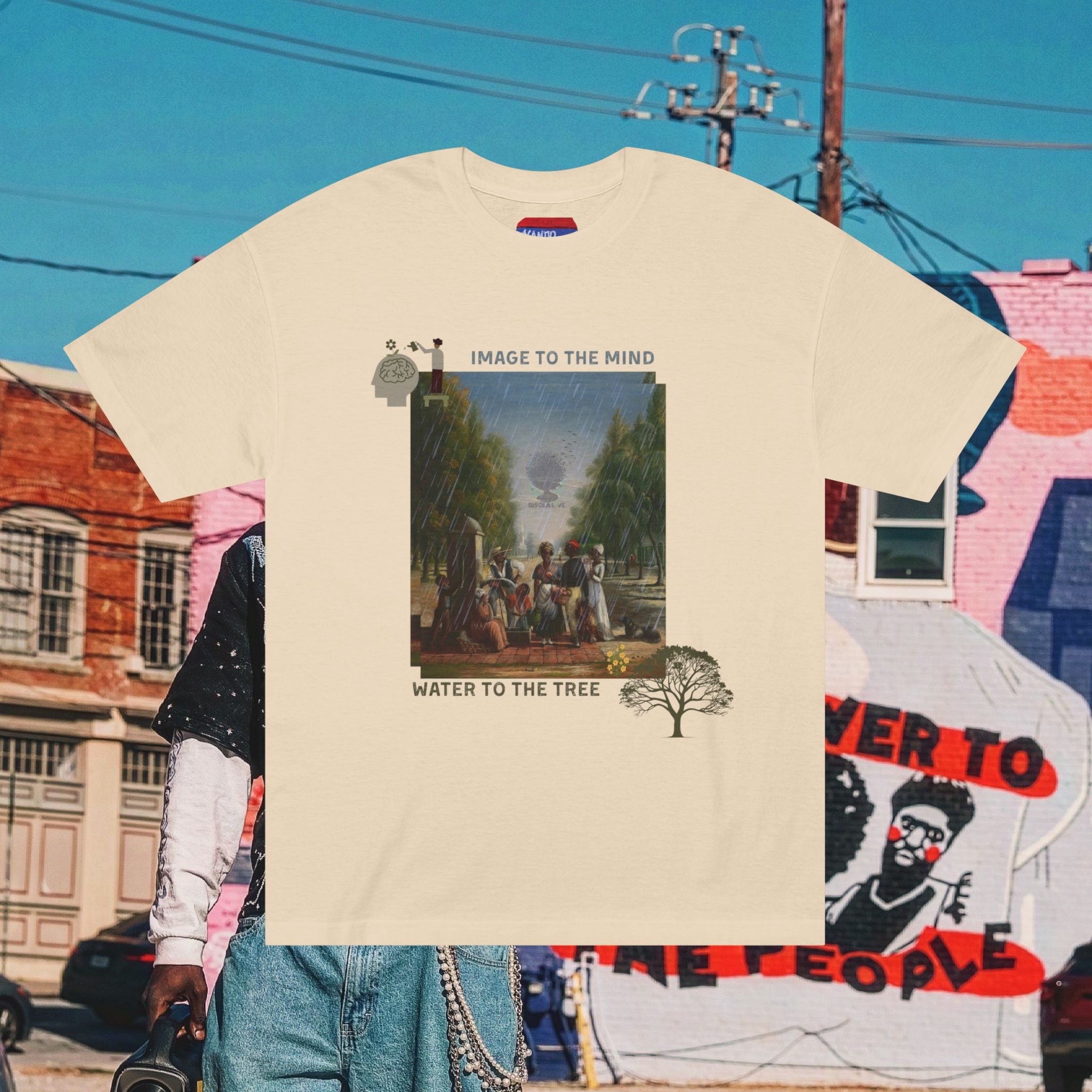 “Image to The Mind, Water to The Tree” Unisex Classic Tee
