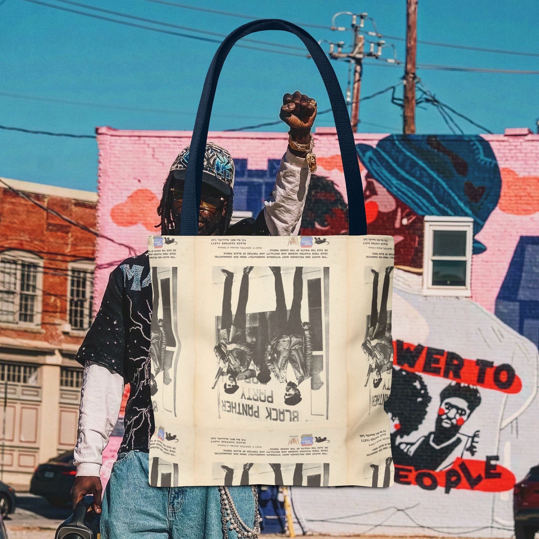 Black Panther Tote Bag (AOP)