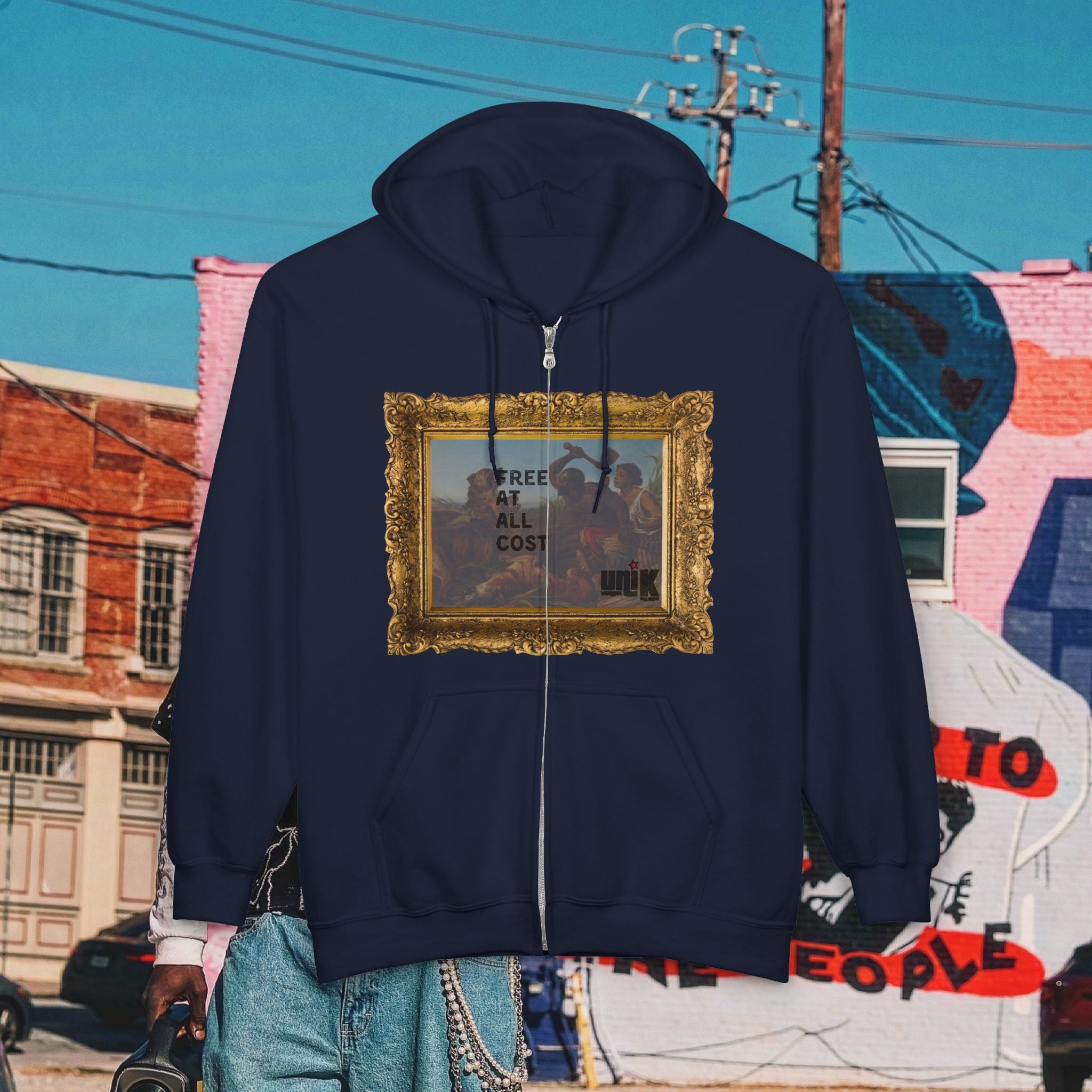 “Head Hunter” Unisex Heavy Blend™ Full Zip Hooded Sweatshirt