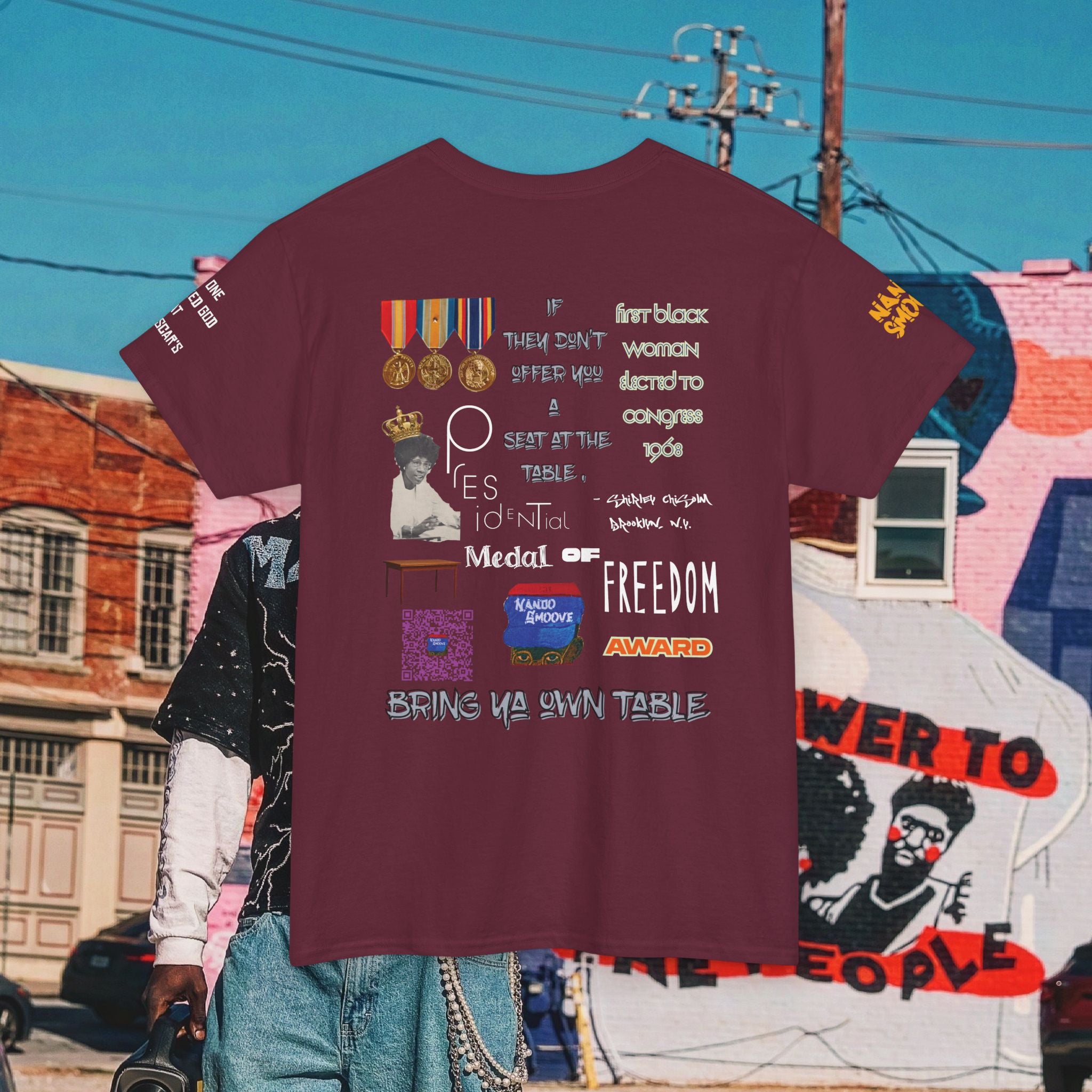 Shirley Chisholm Heavy Cotton Tee