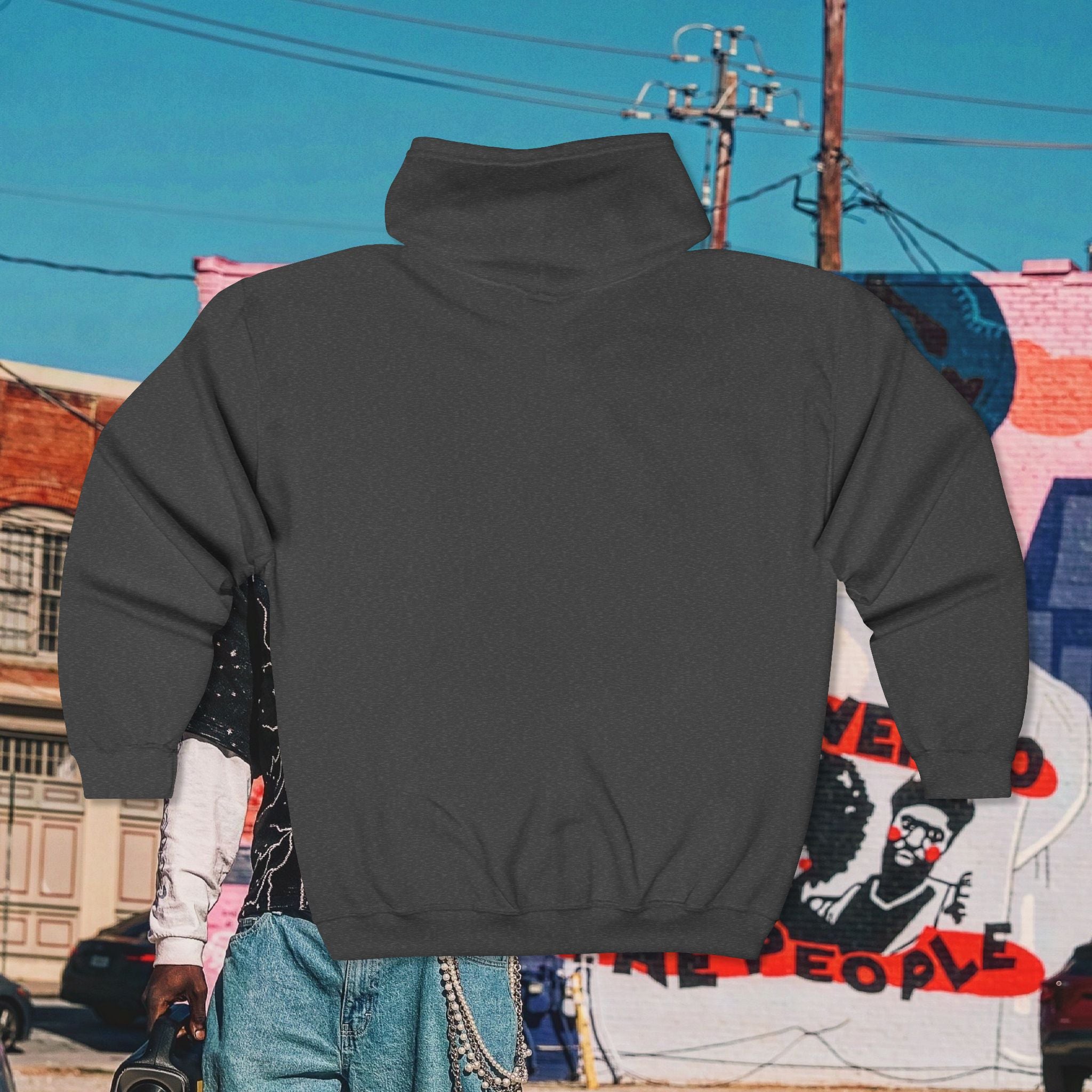 “Head Hunter” Unisex Heavy Blend™ Full Zip Hooded Sweatshirt