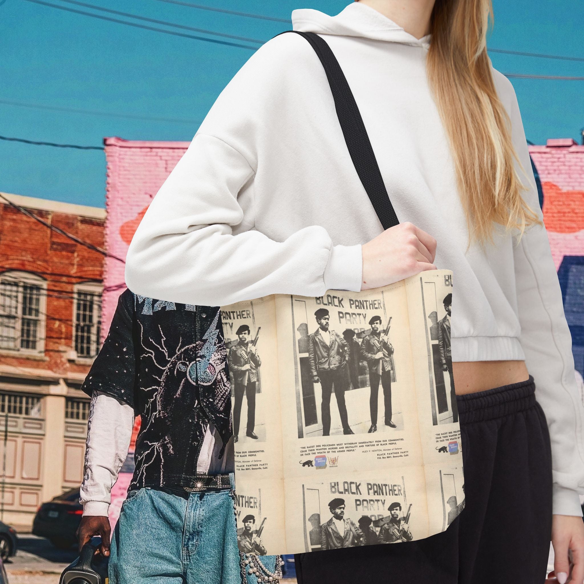 Black Panther Tote Bag (AOP)