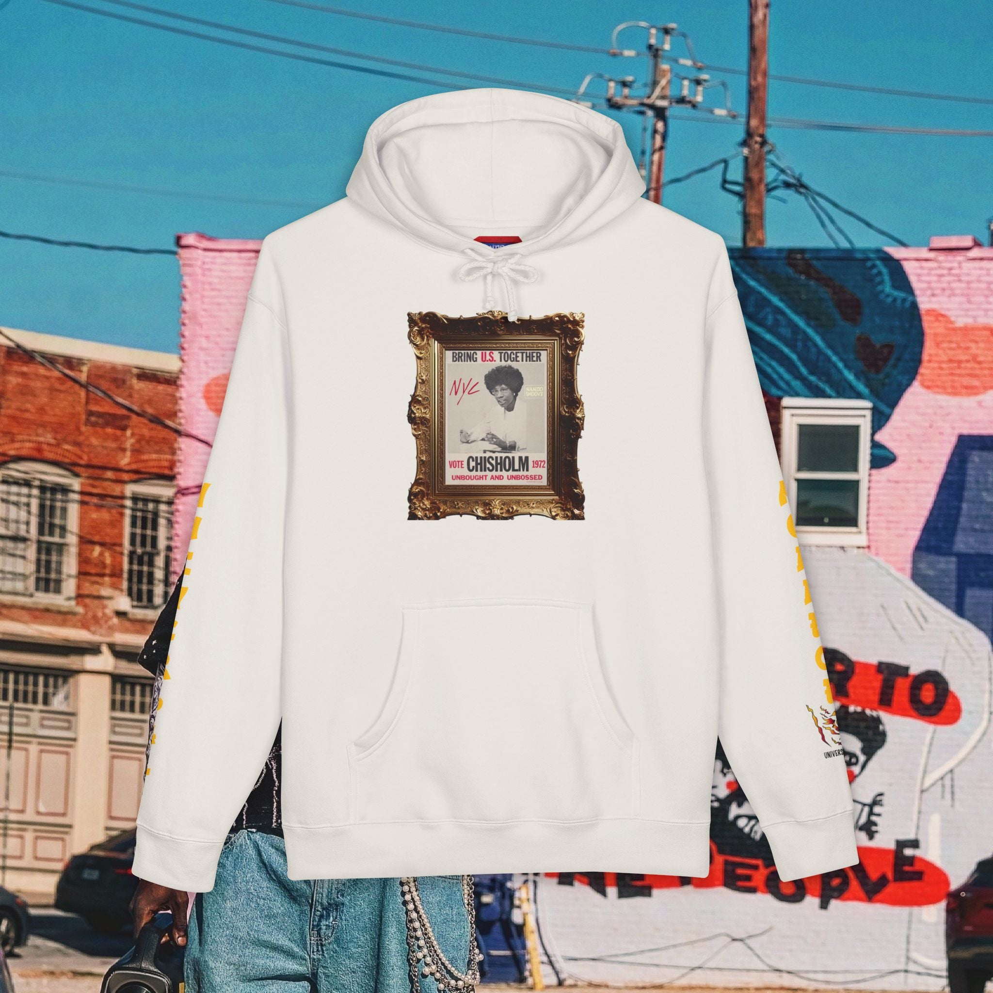 Shirley Chisholm Unisex Heavyweight Hooded Sweatshirt