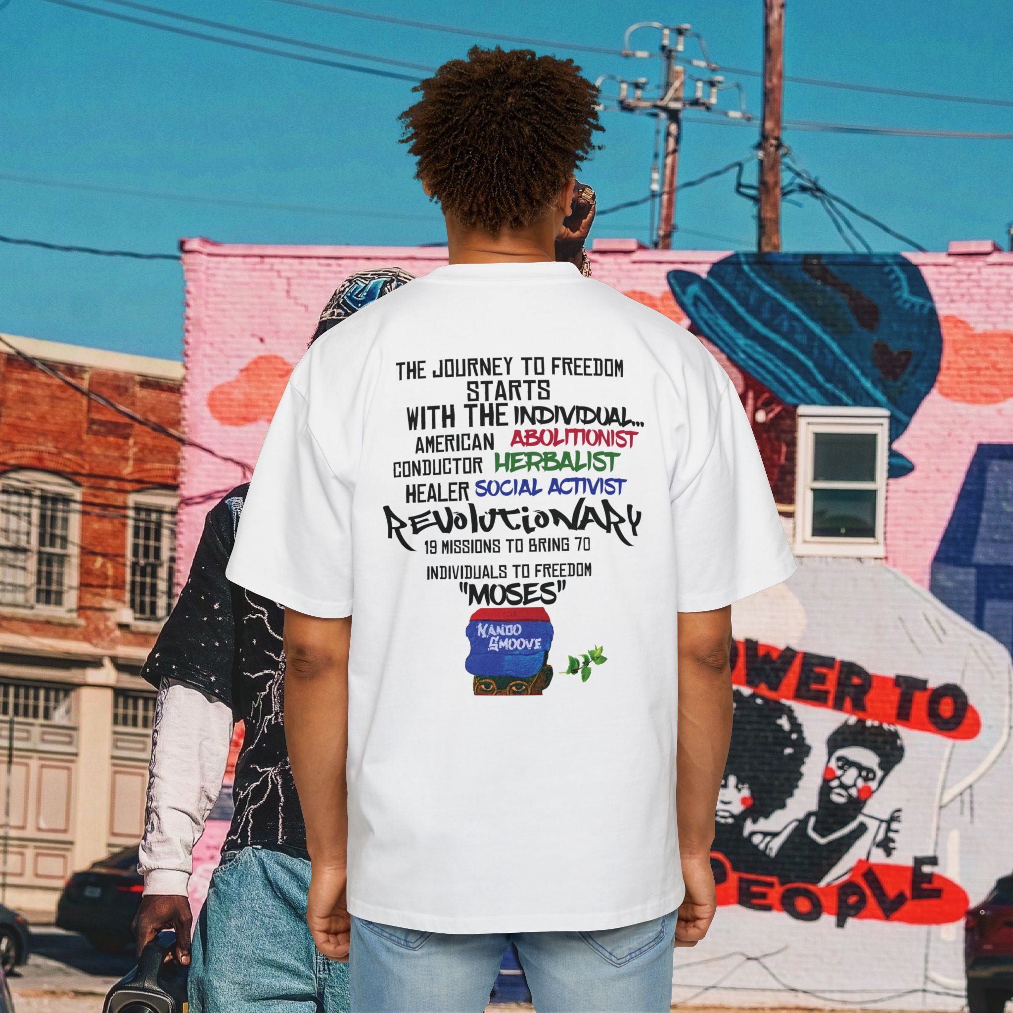 Harriet Tubman Men's Heavy Oversized “MinTee” Shirts