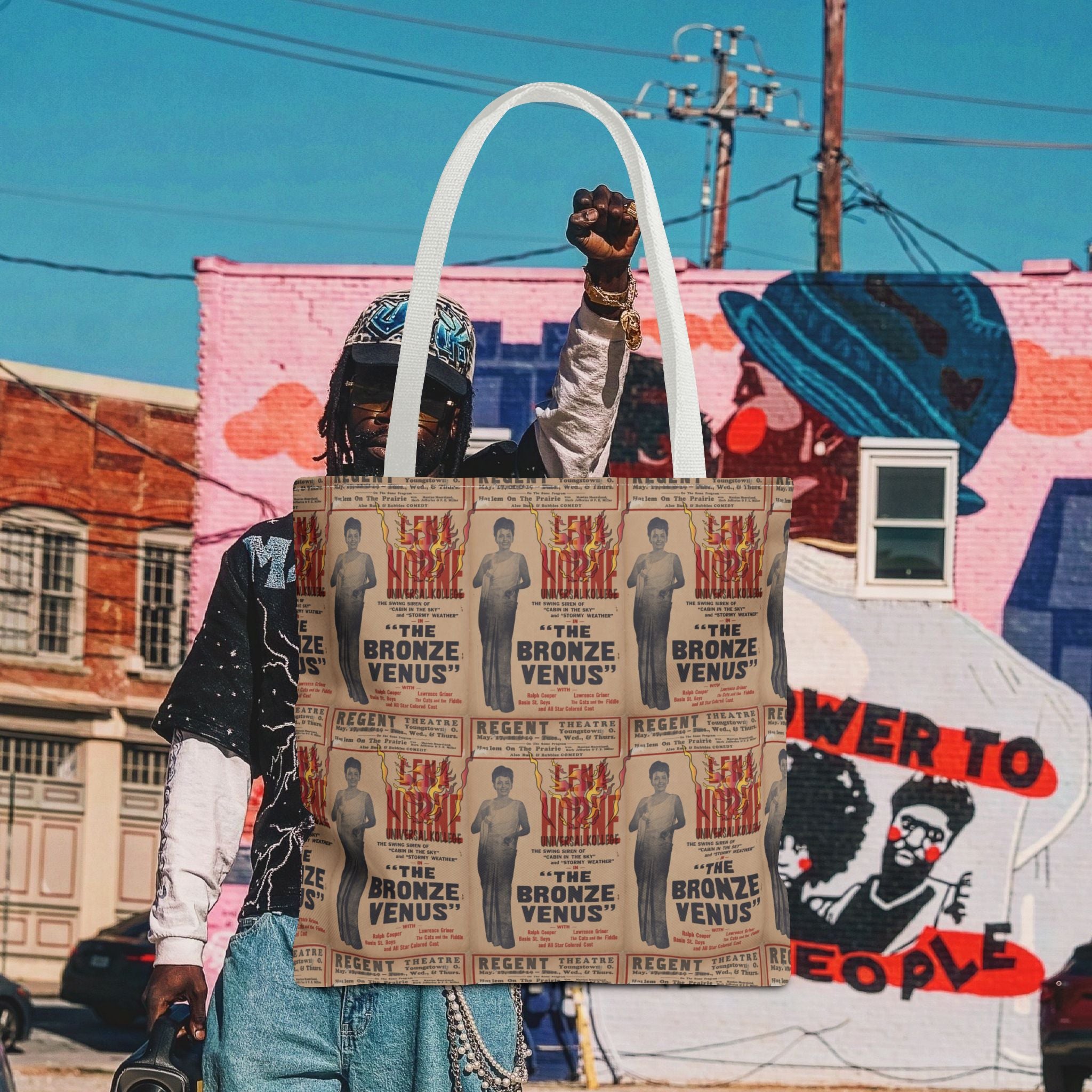 Lena Horne "The Bronze Venus" Tote Bag (Universal Kollege AOP)