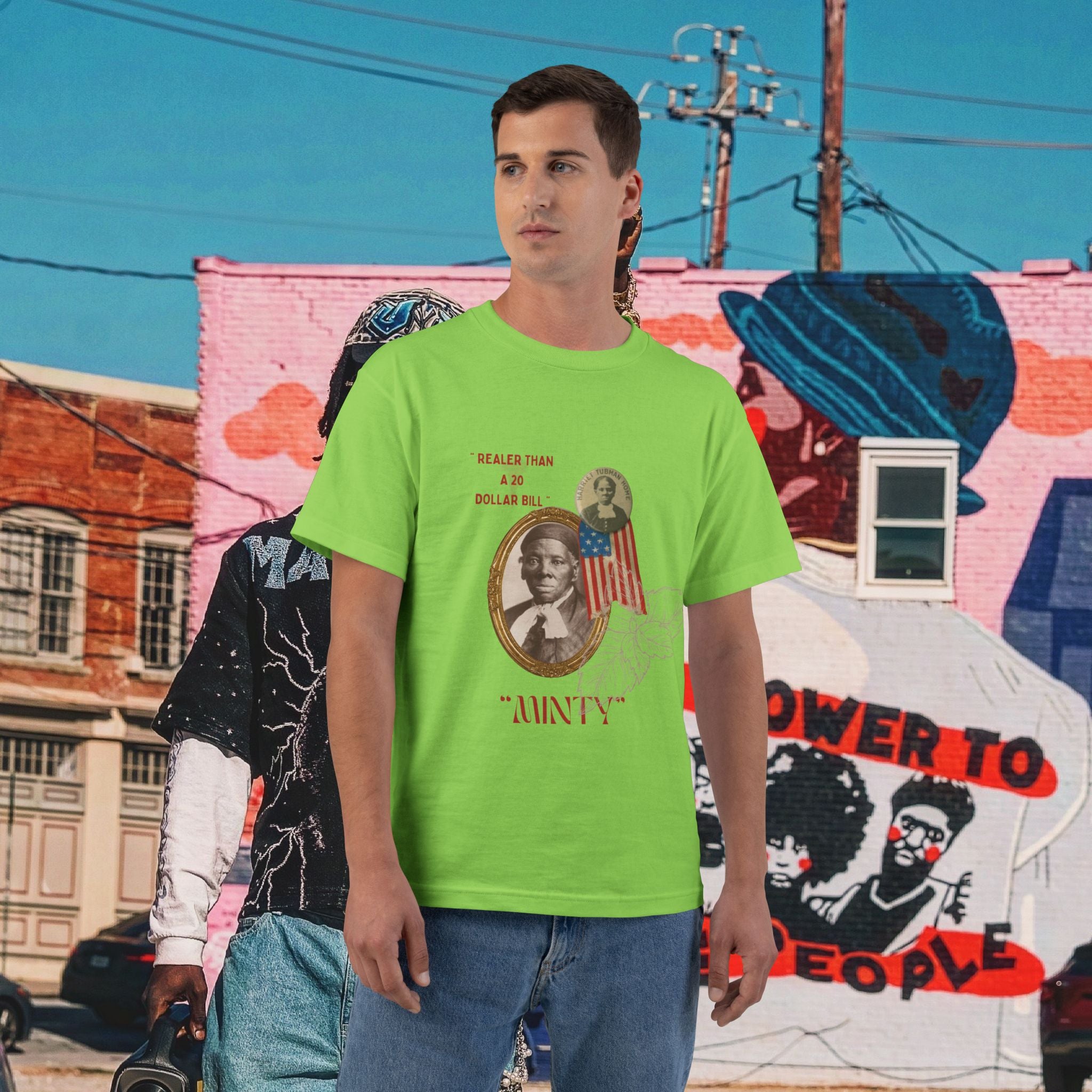 “Harriet Realer than a $20 Bill” Beefy-T®  Short-Sleeve “MinTee”-Shirt