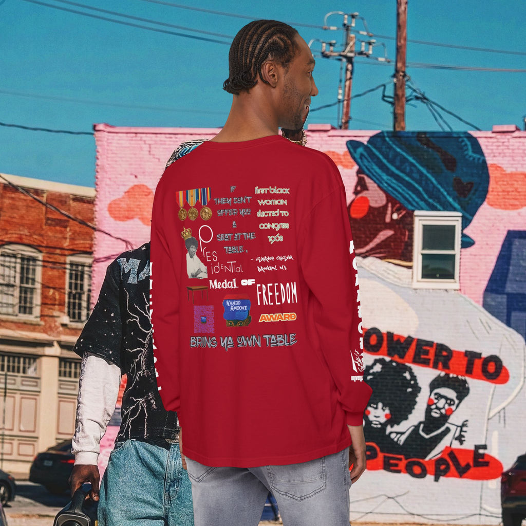Shirley Chisholm Unisex Garment-dyed Long Sleeve T-Shirt