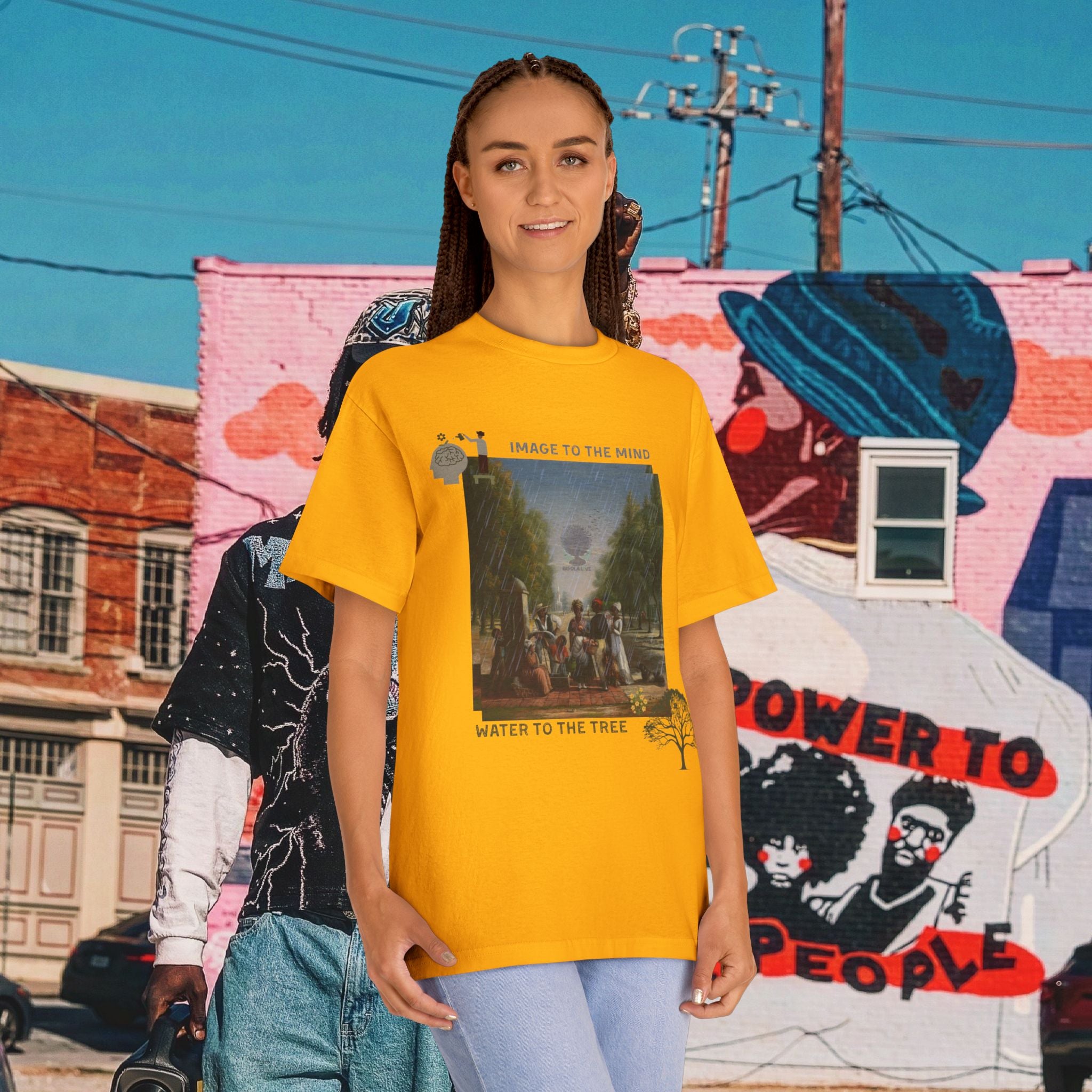 “Image to The Mind, Water to The Tree” Unisex Classic Tee