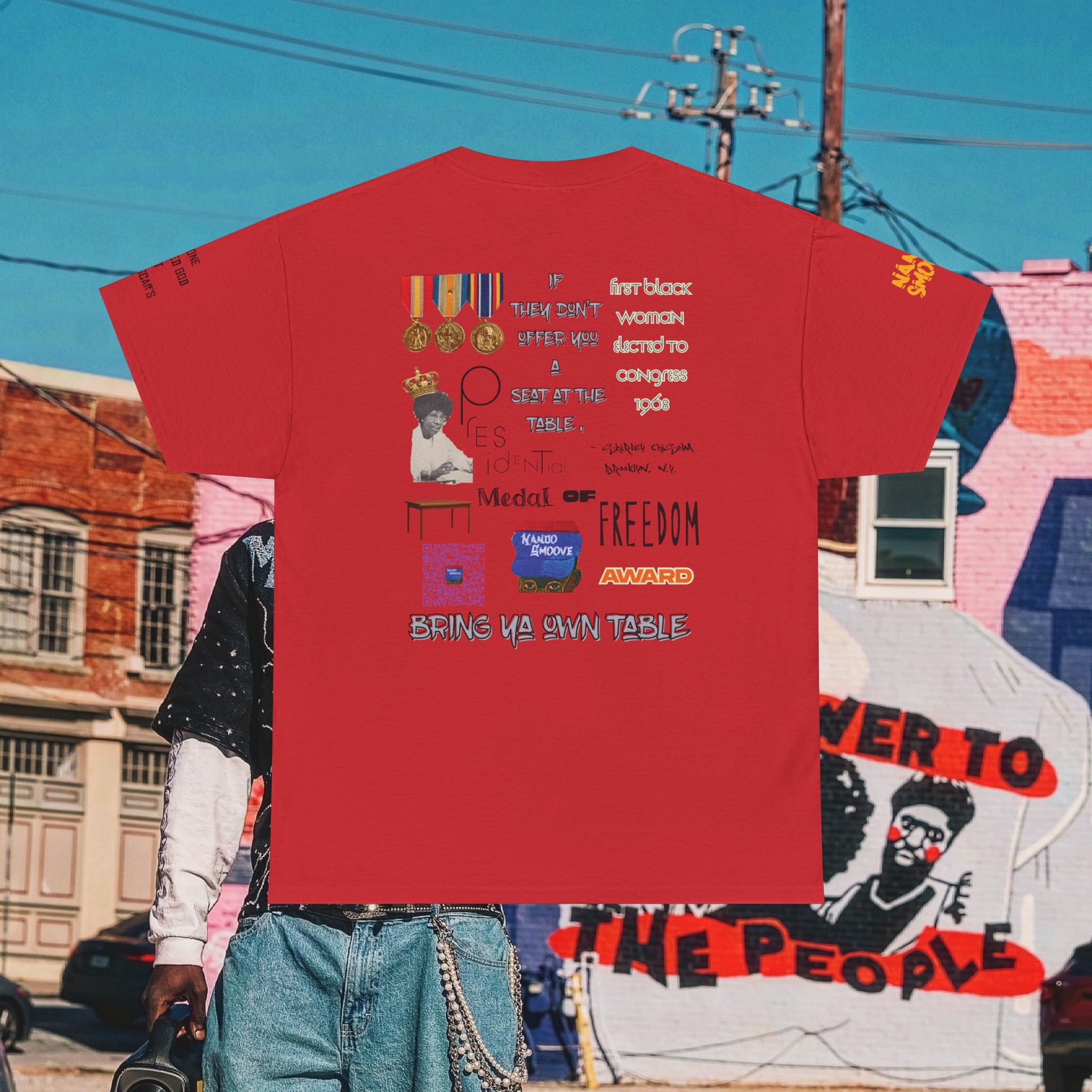 Shirley Chisholm Heavy Cotton Tee