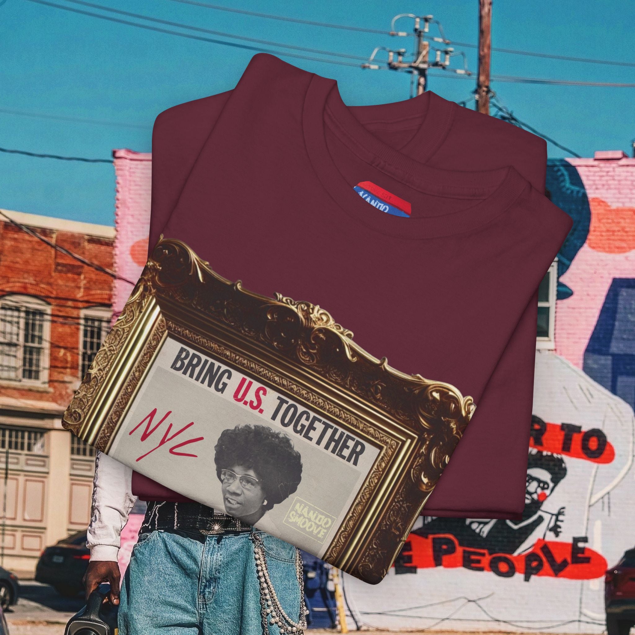 Shirley Chisholm Heavy Cotton Tee