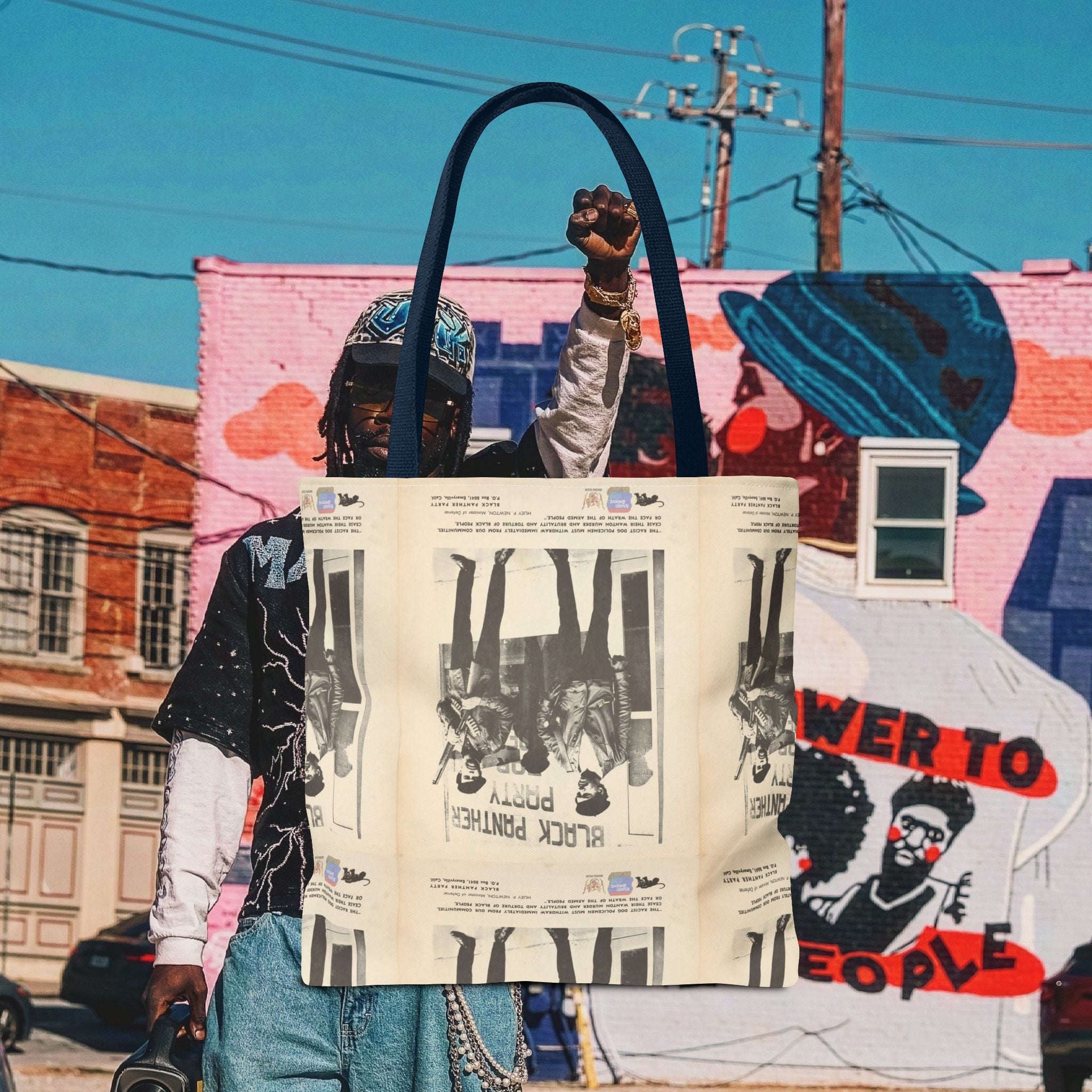 Black Panther Tote Bag (AOP)