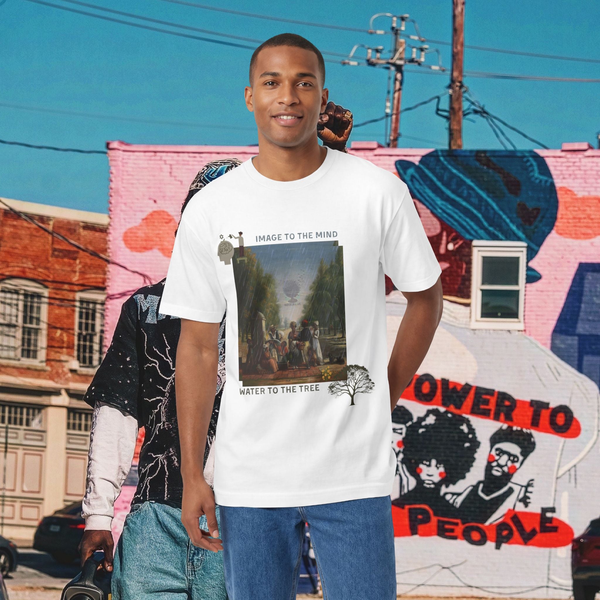 “Image to The Mind, Water to The Tree” Unisex Classic Tee