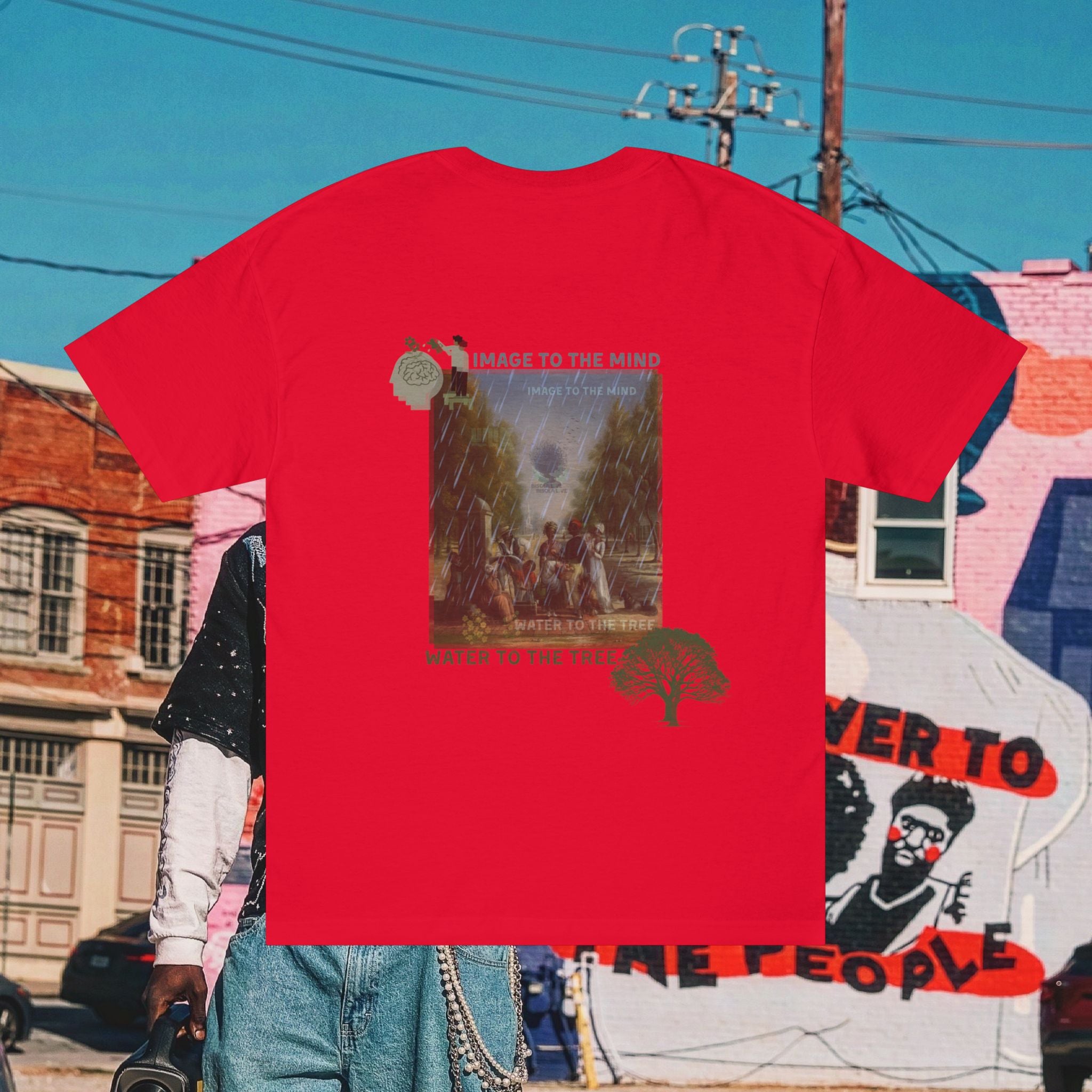 “Image to The Mind, Water to The Tree” Unisex Classic Tee