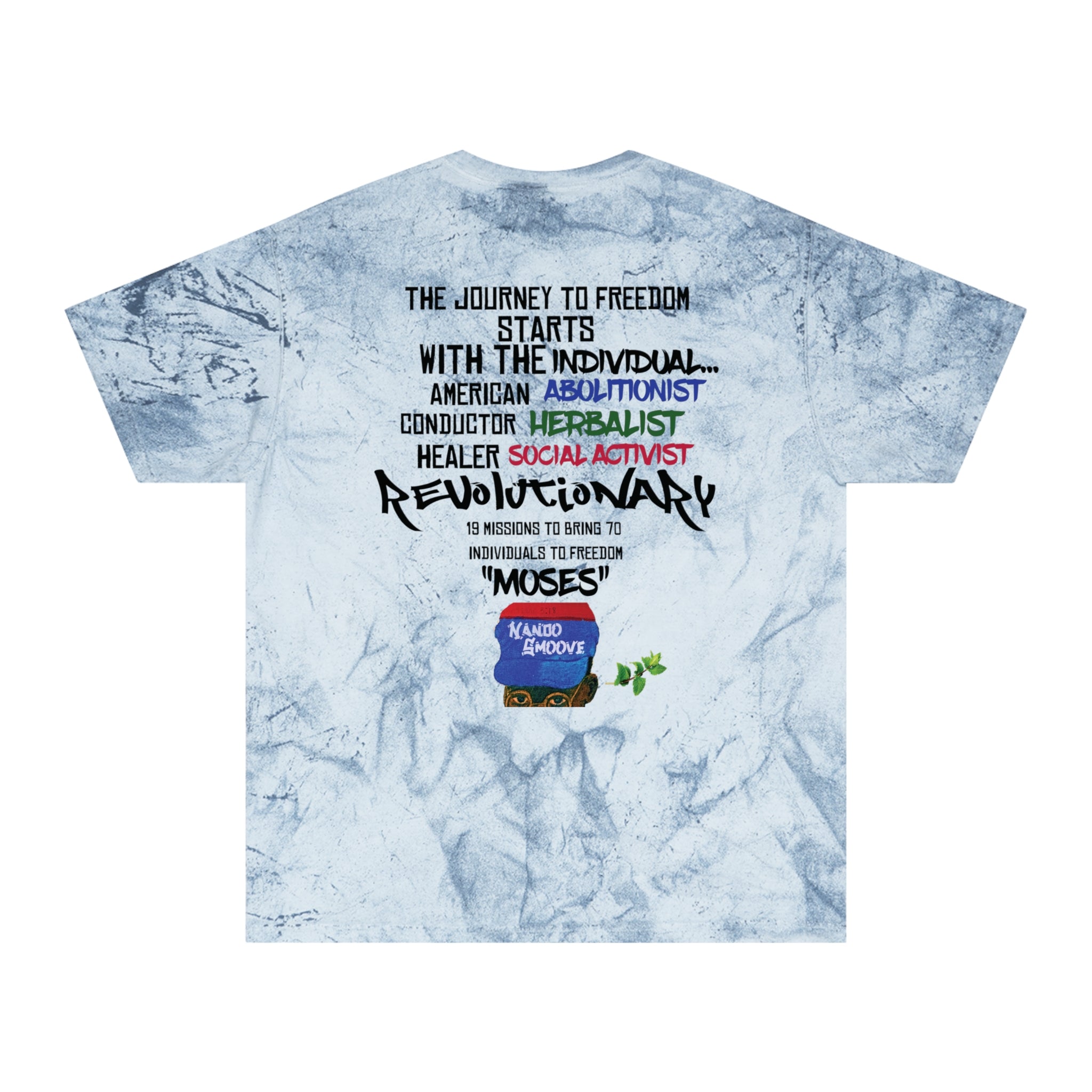 Harriet “Realer than $20 Bill” Tubman Unisex Color Blast T-Shirt