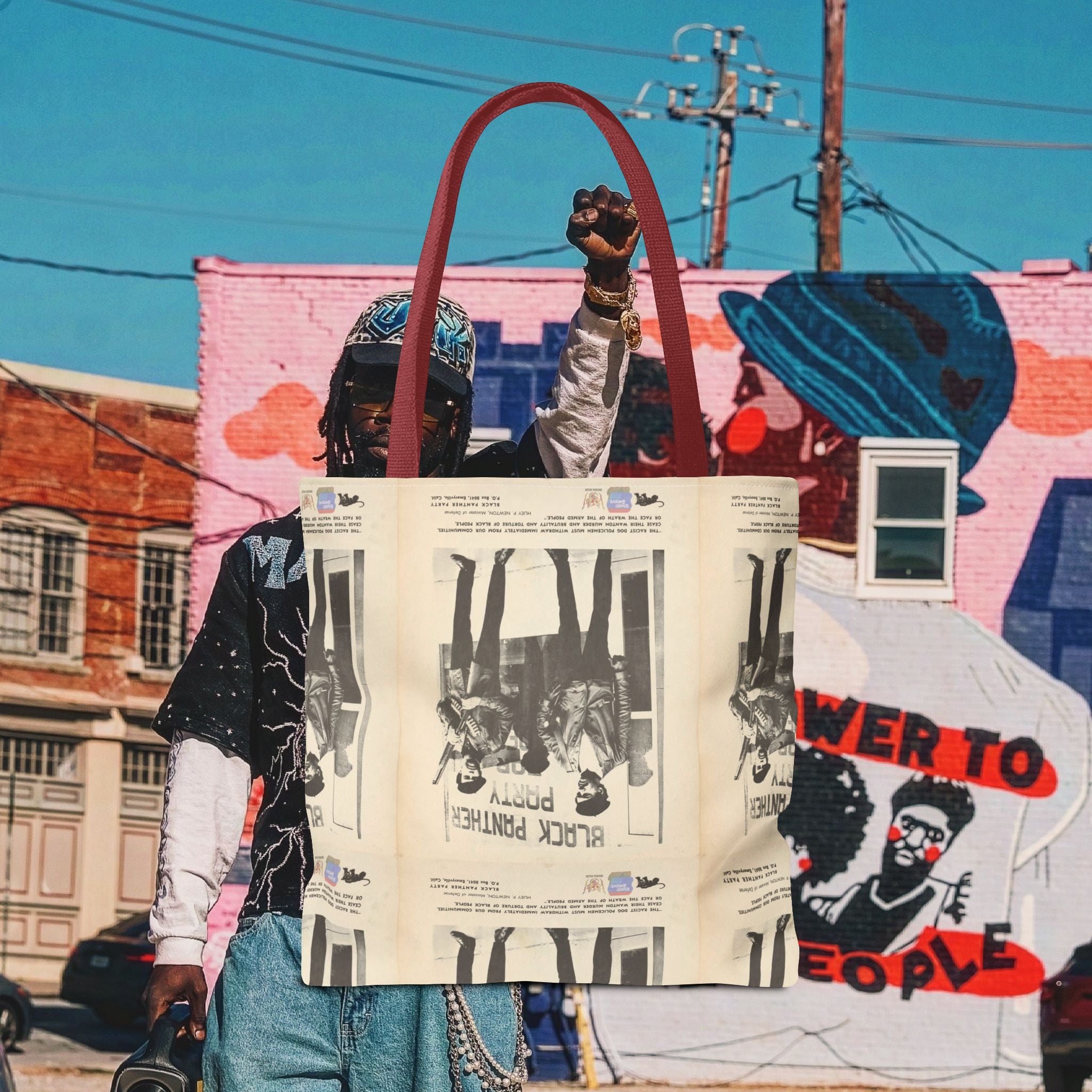 Black Panther Tote Bag (AOP)
