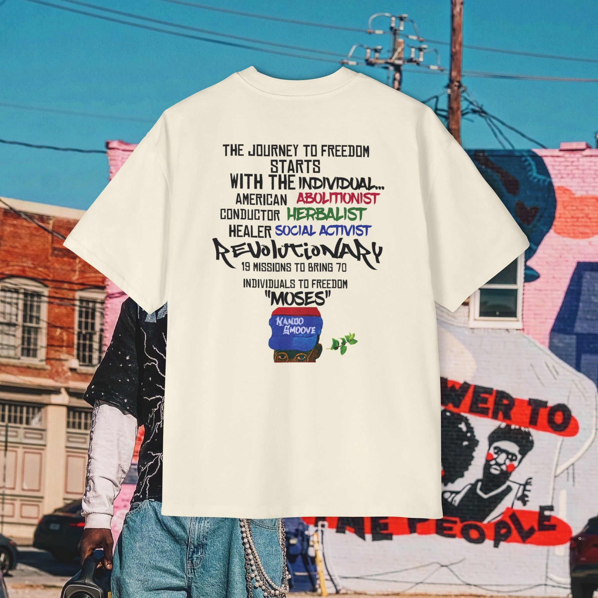 Harriet Tubman Men's Heavy Oversized “MinTee” Shirts
