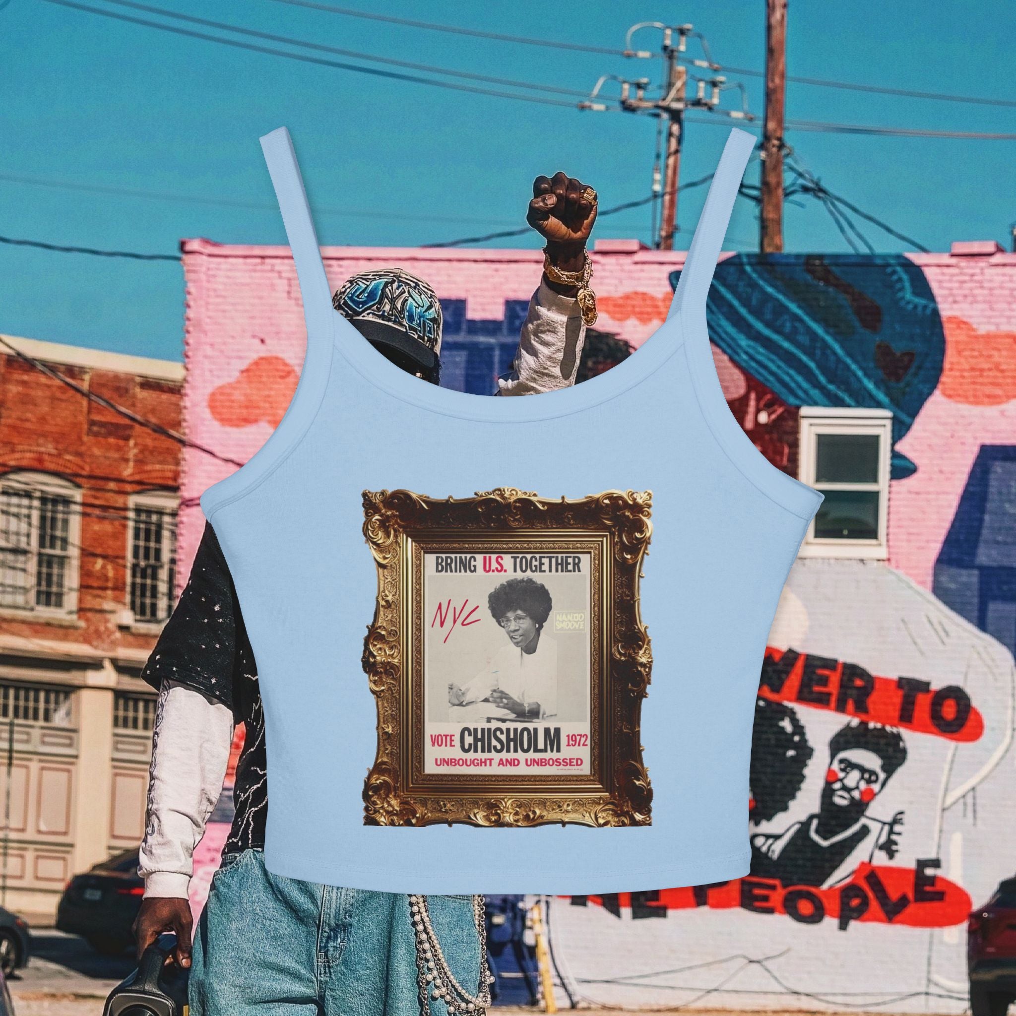 Shirley Chisholm Women's Spaghetti Strap Tank Top