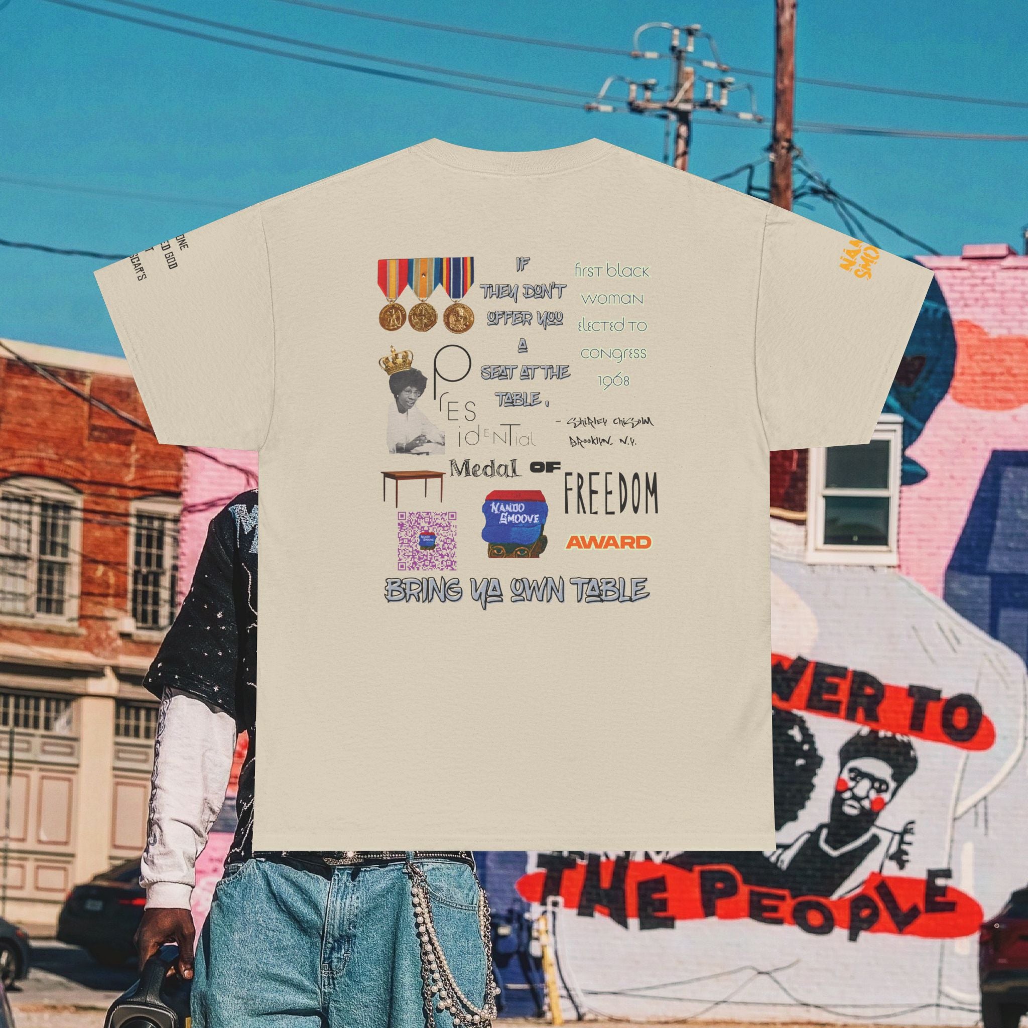 Shirley Chisholm Heavy Cotton Tee