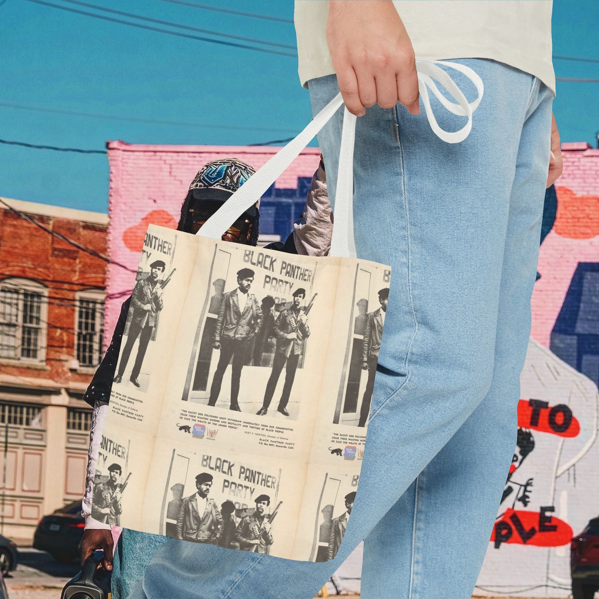 Black Panther Tote Bag (AOP)