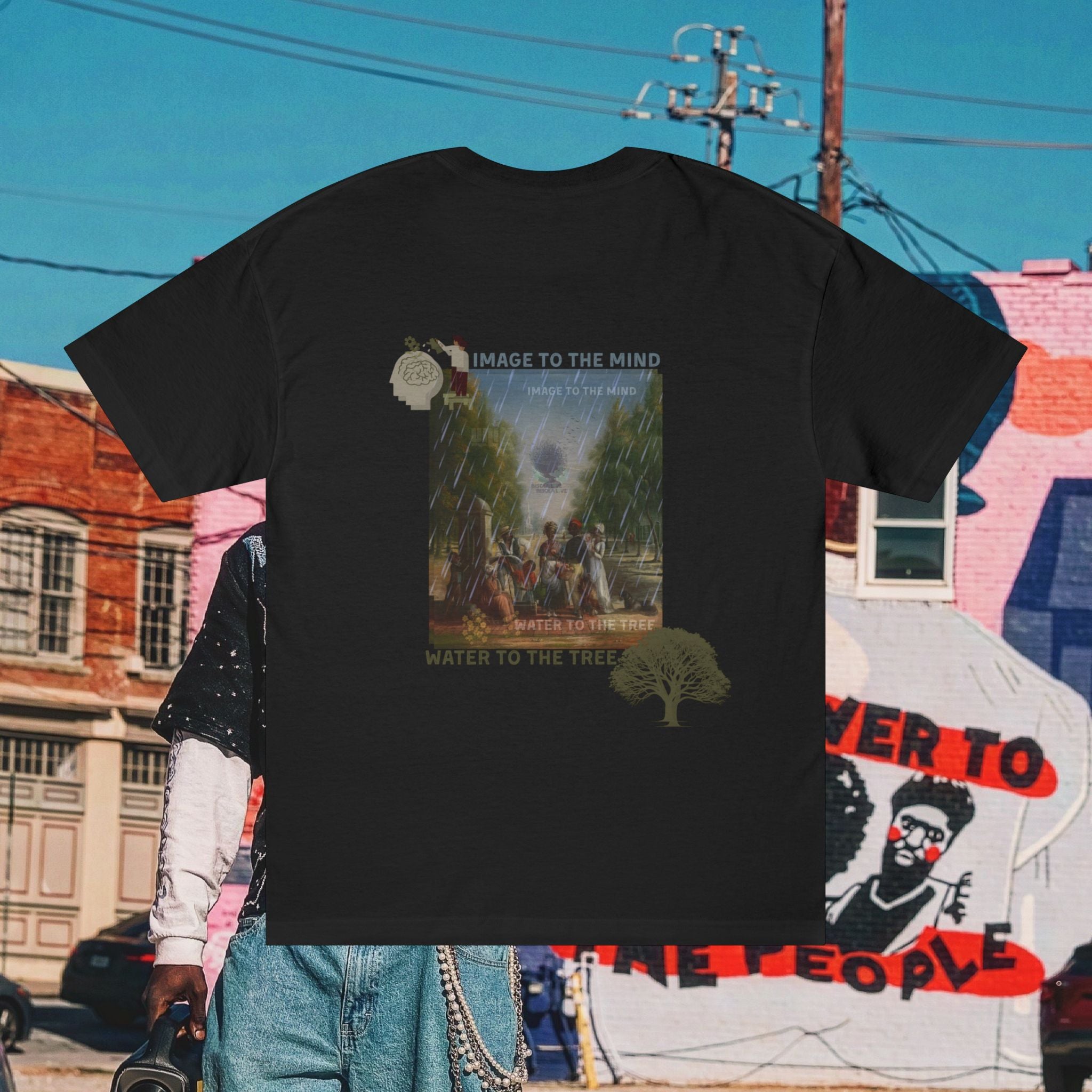 “Image to The Mind, Water to The Tree” Unisex Classic Tee