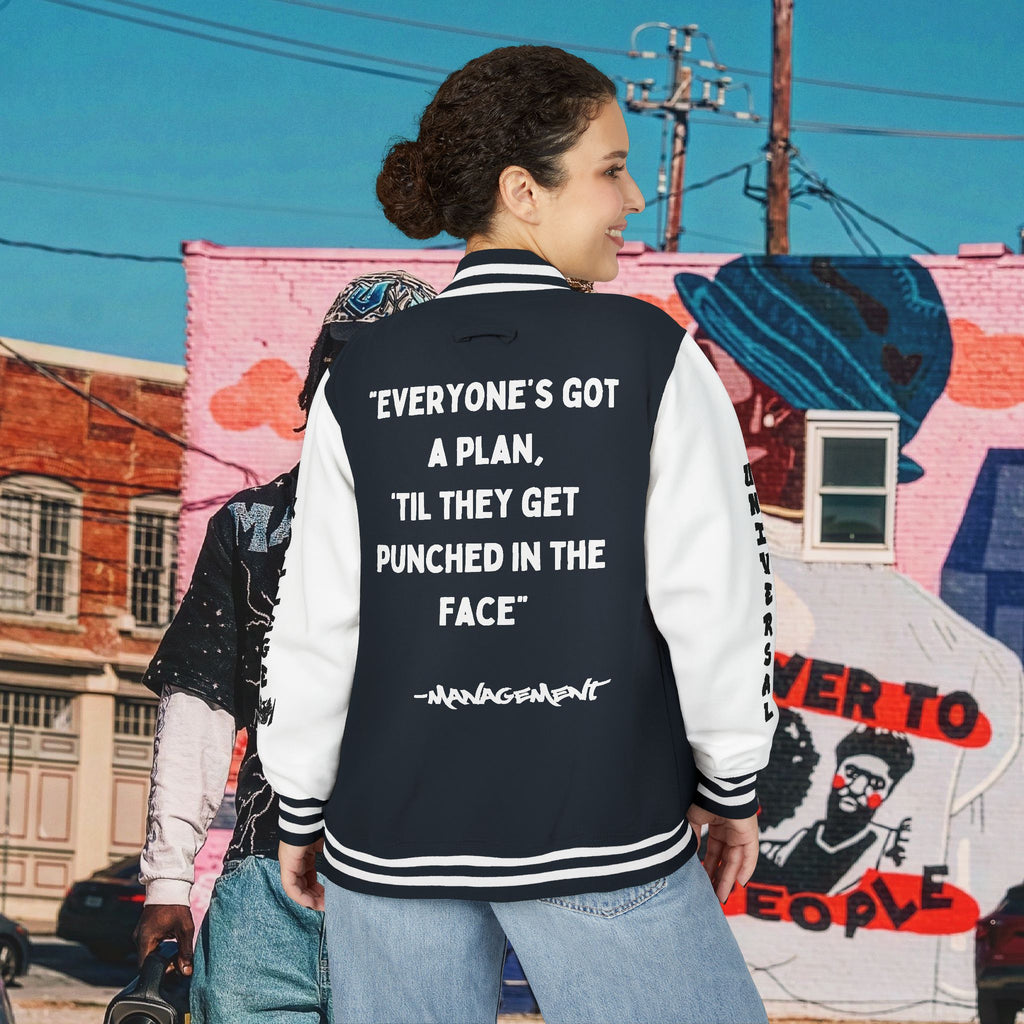 “FREE MIKE TYSON” Unisex Heavyweight Letterman Jacket