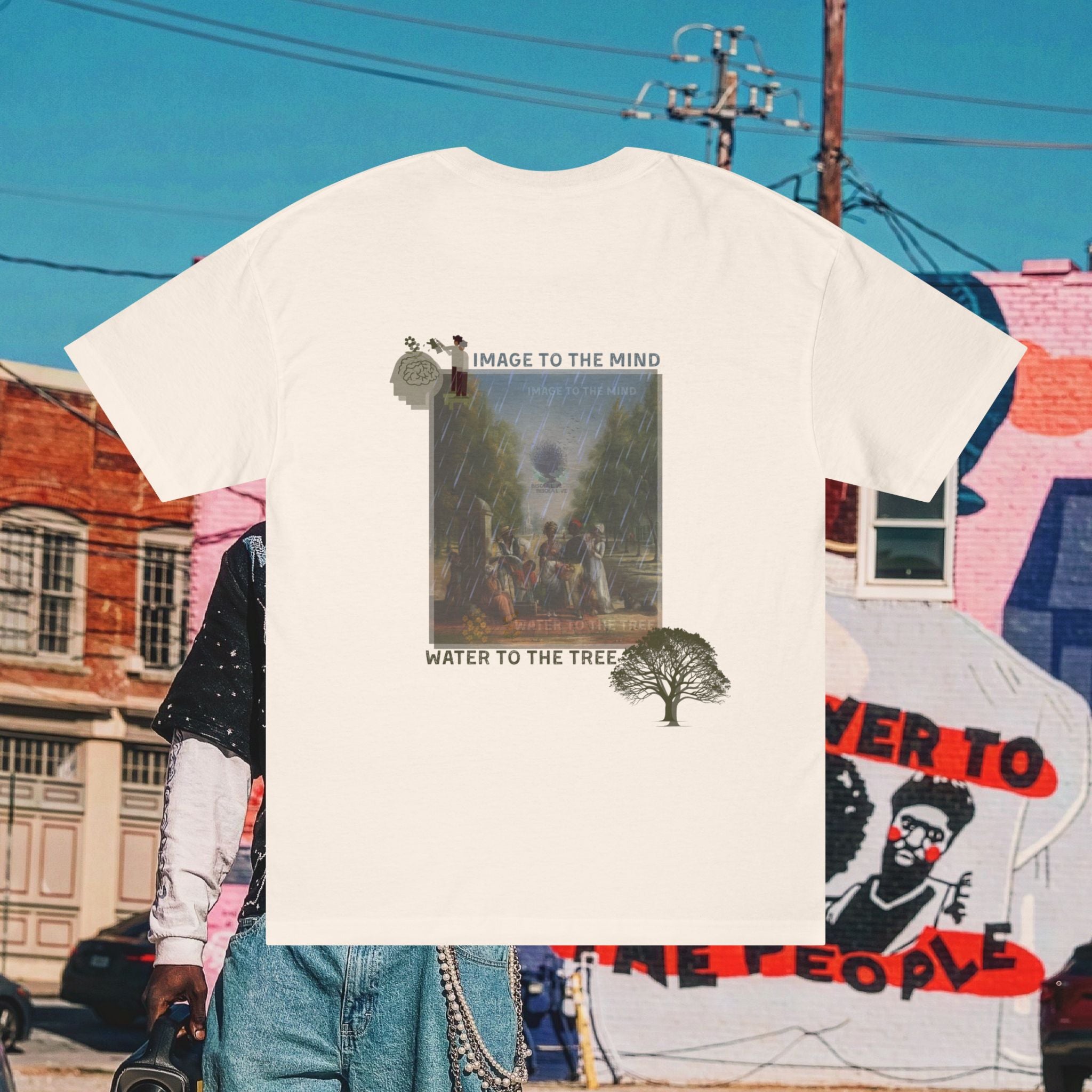 “Image to The Mind, Water to The Tree” Unisex Classic Tee