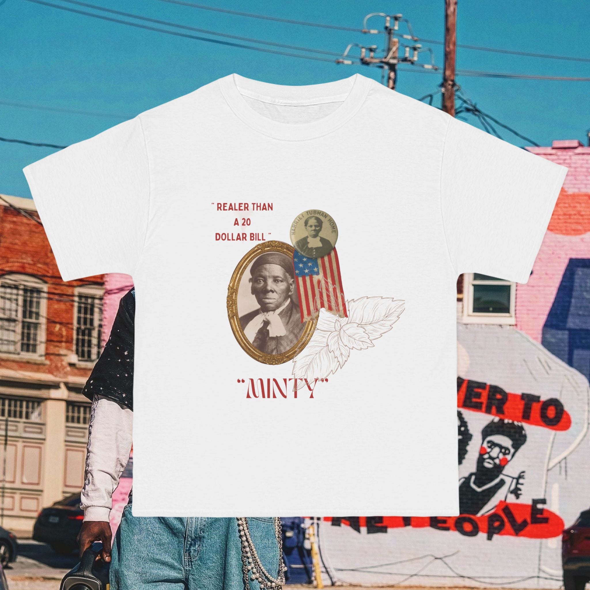 “Harriet Realer than a $20 Bill” Beefy-T®  Short-Sleeve “MinTee”-Shirt