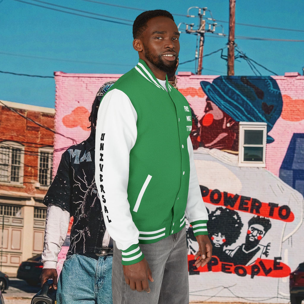“FREE MIKE TYSON” Unisex Heavyweight Letterman Jacket