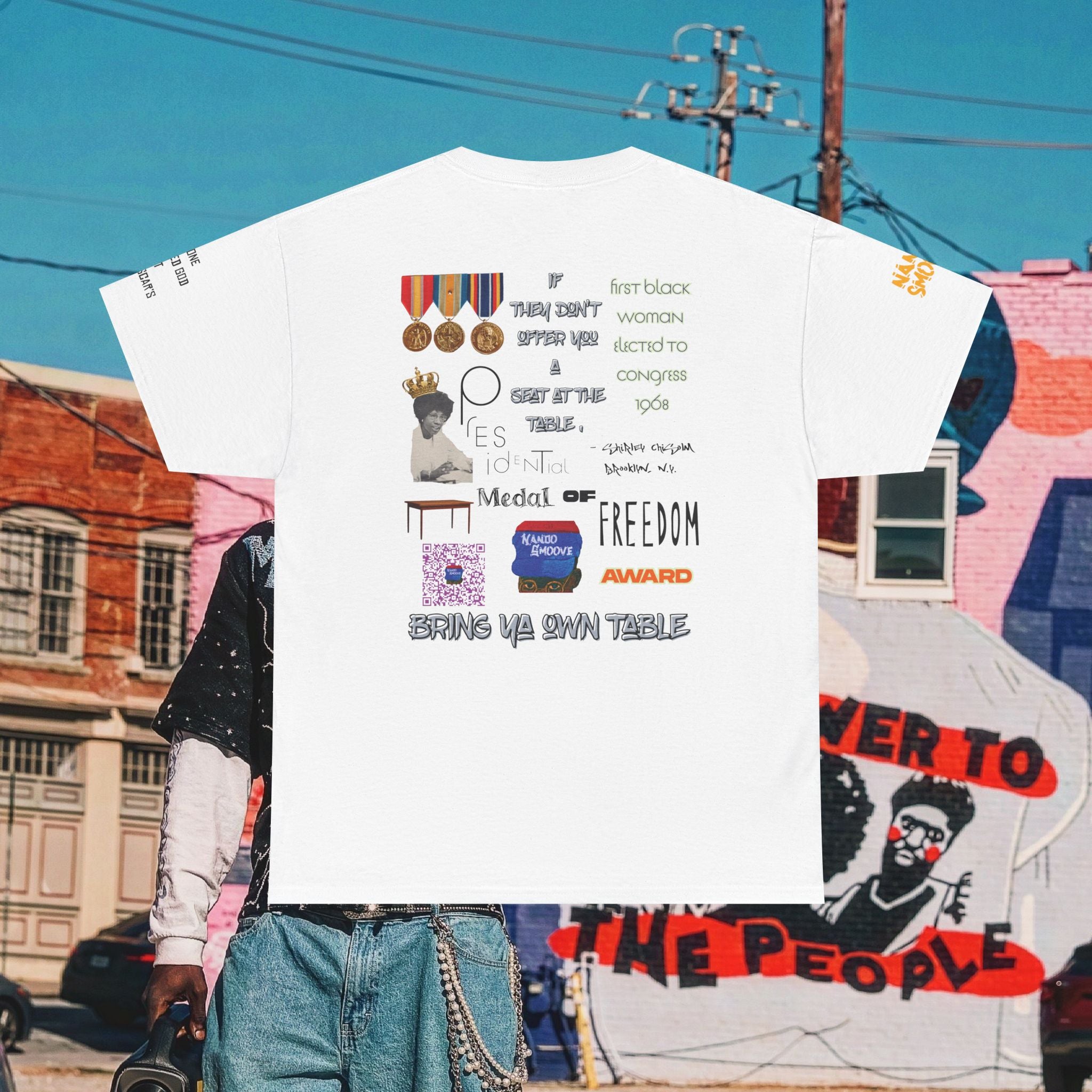 Shirley Chisholm Heavy Cotton Tee
