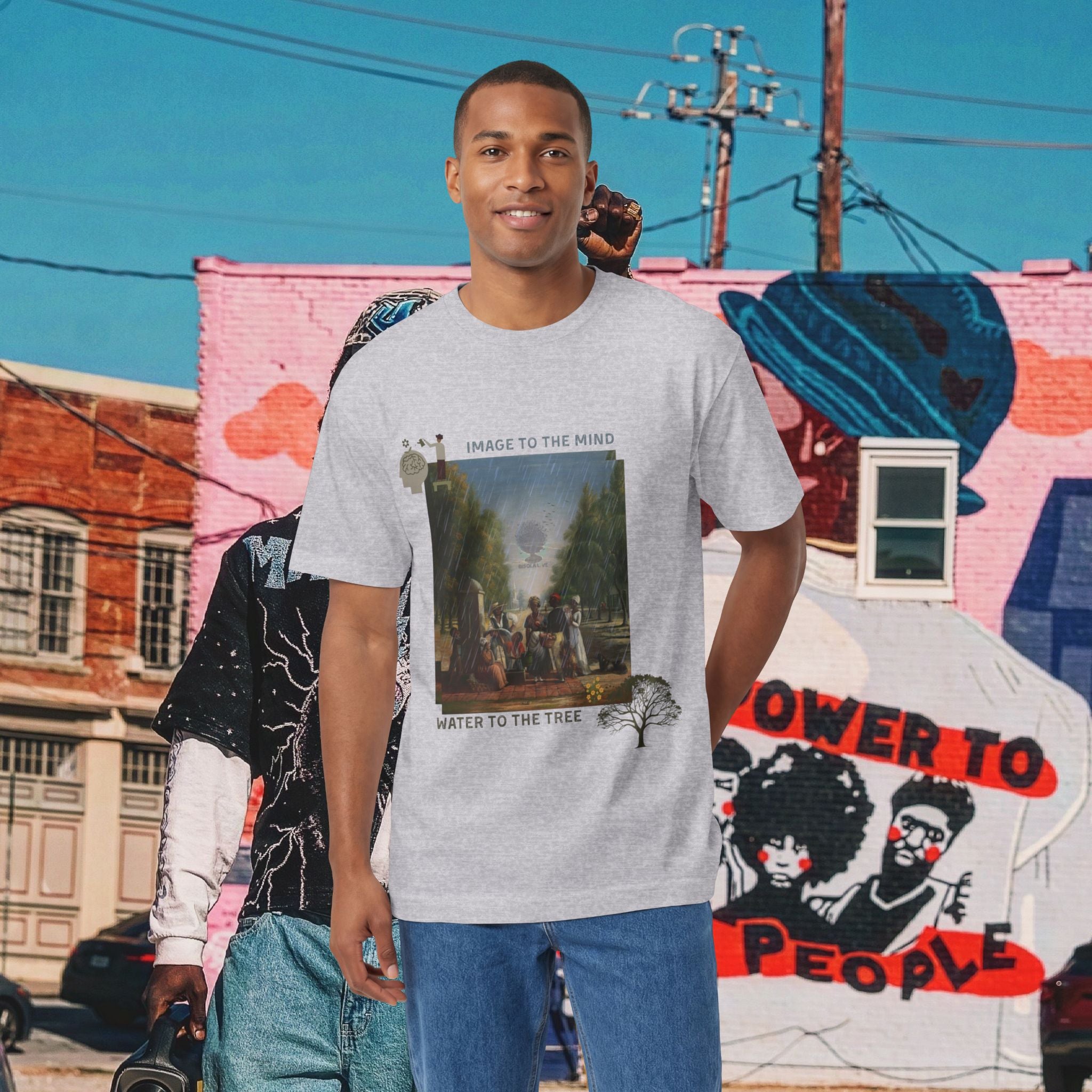 “Image to The Mind, Water to The Tree” Unisex Classic Tee
