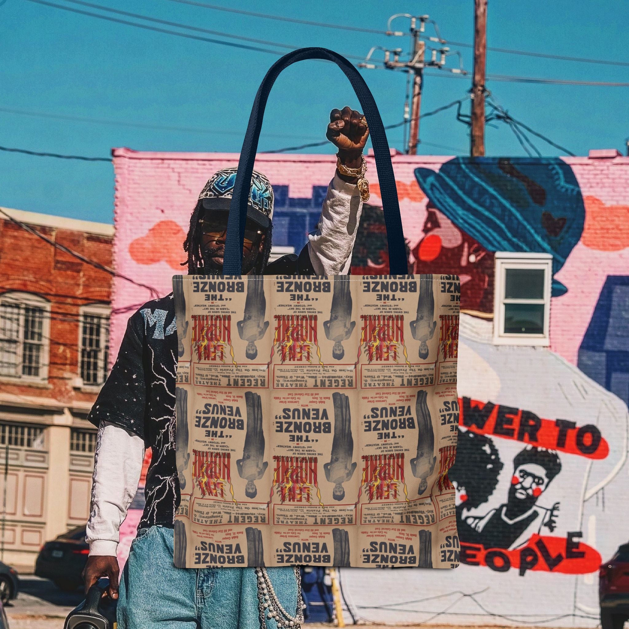 Lena Horne "The Bronze Venus" Tote Bag (Universal Kollege AOP)