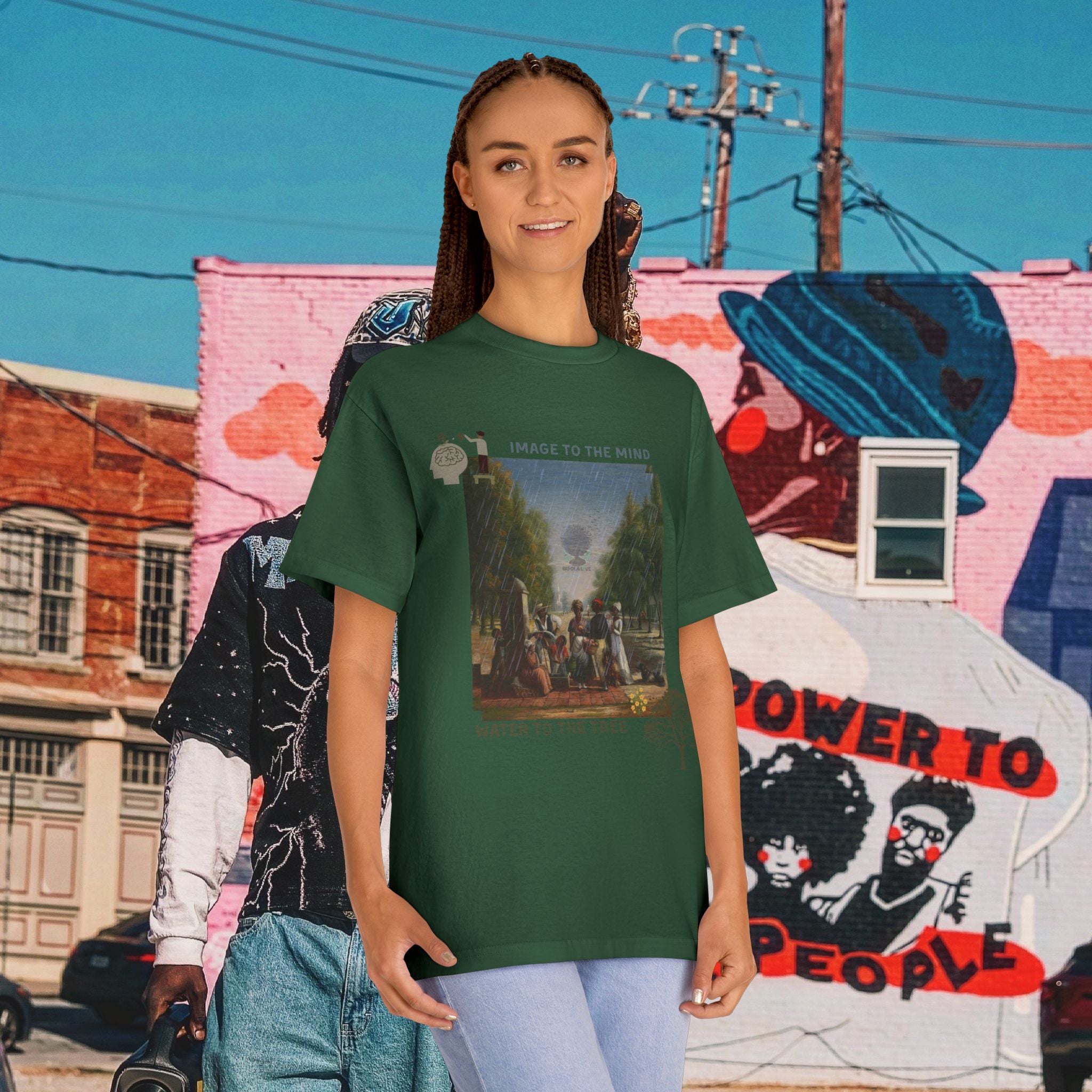“Image to The Mind, Water to The Tree” Unisex Classic Tee