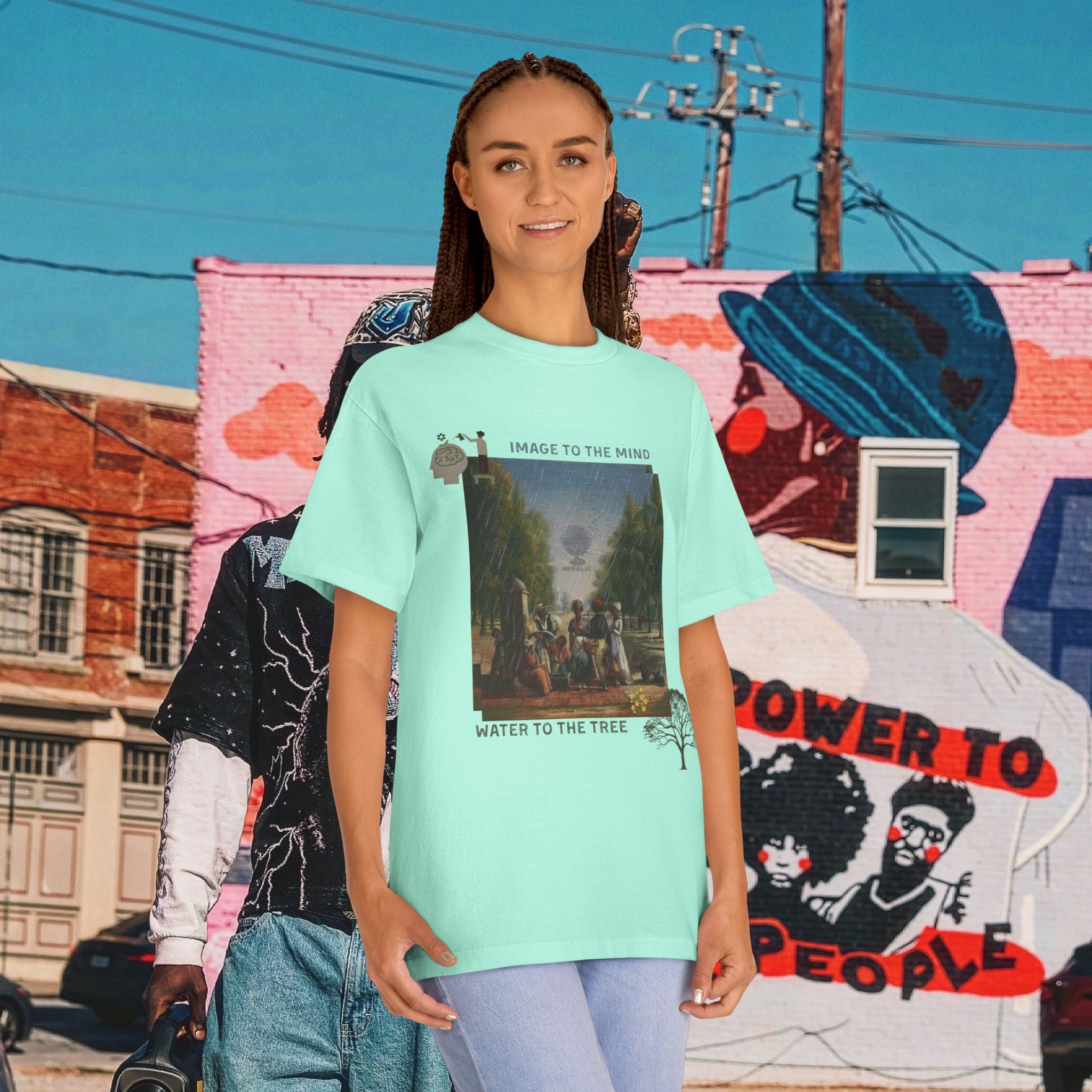 “Image to The Mind, Water to The Tree” Unisex Classic Tee