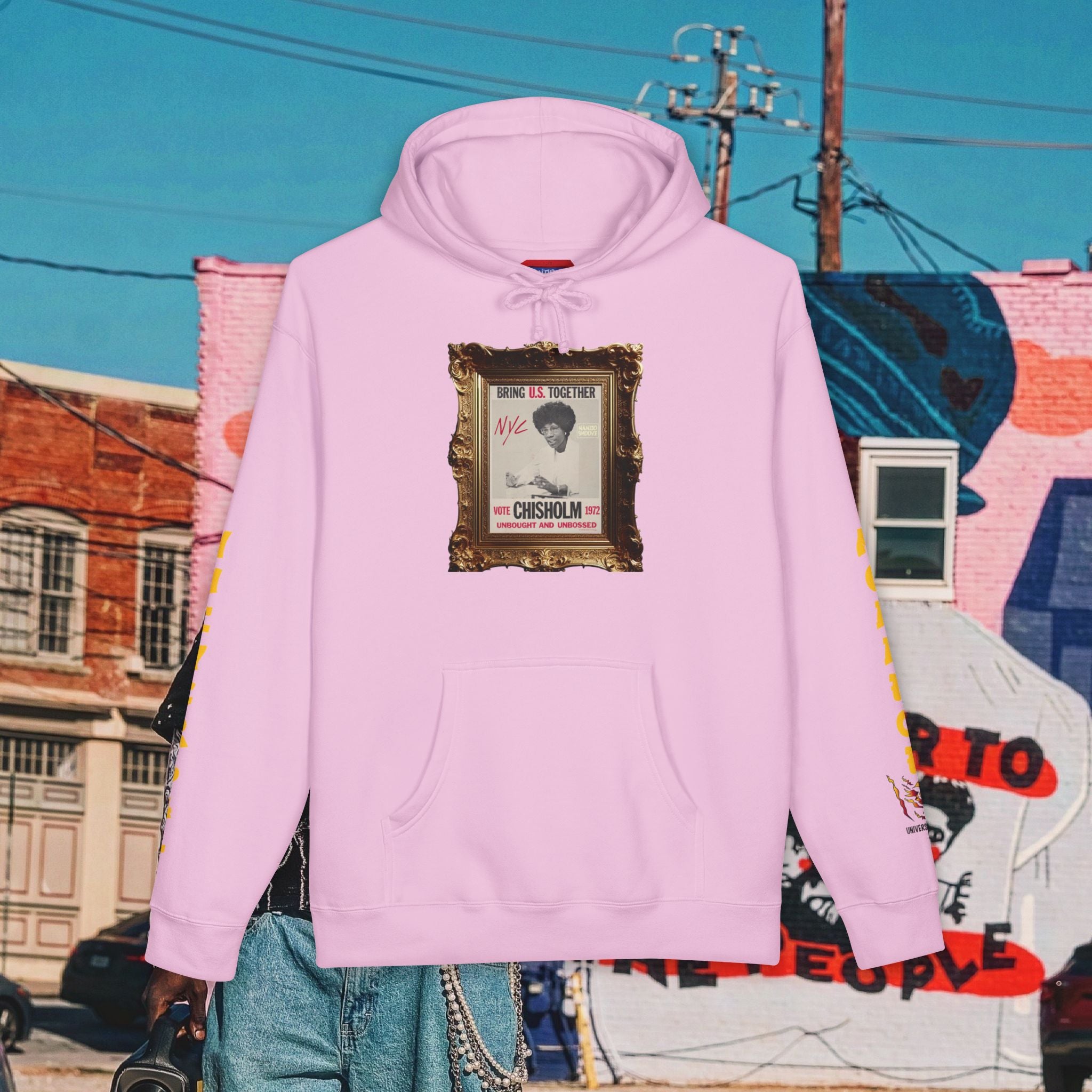 Shirley Chisholm Unisex Heavyweight Hooded Sweatshirt