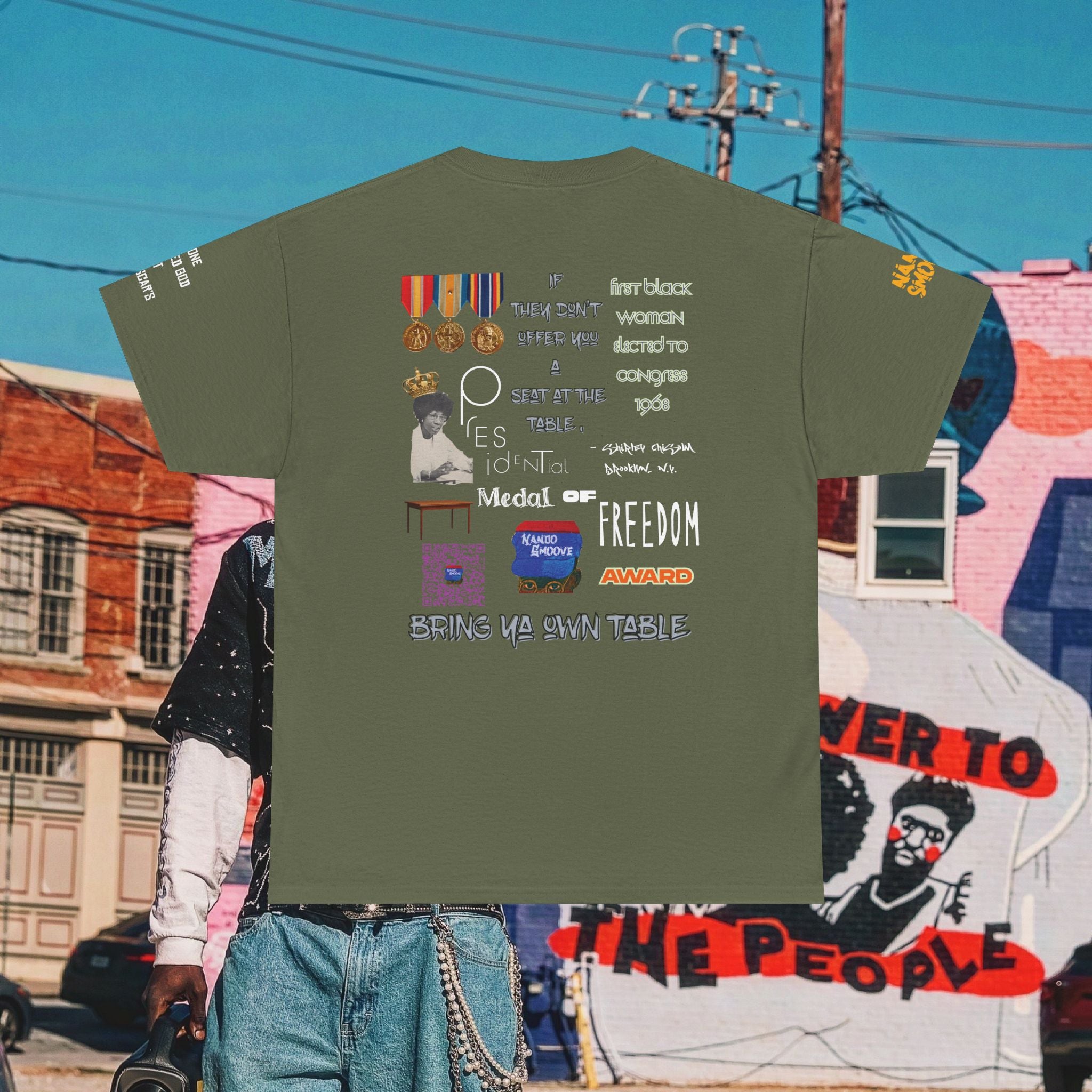 Shirley Chisholm Heavy Cotton Tee