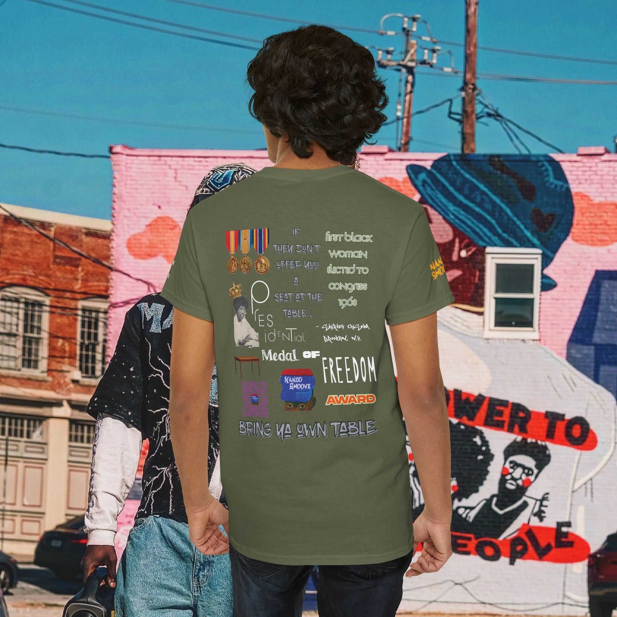 Shirley Chisholm Heavy Cotton Tee