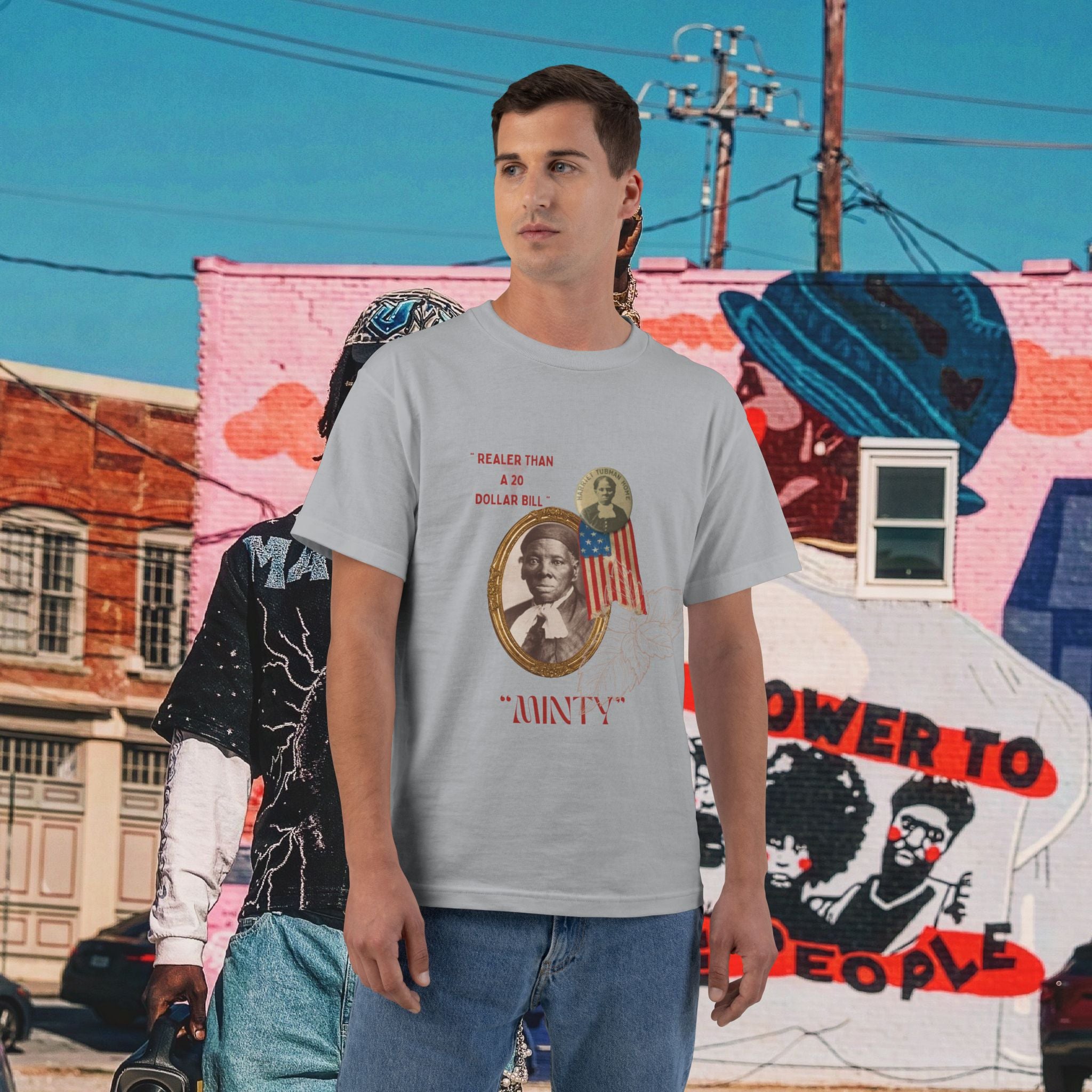 “Harriet Realer than a $20 Bill” Beefy-T®  Short-Sleeve “MinTee”-Shirt