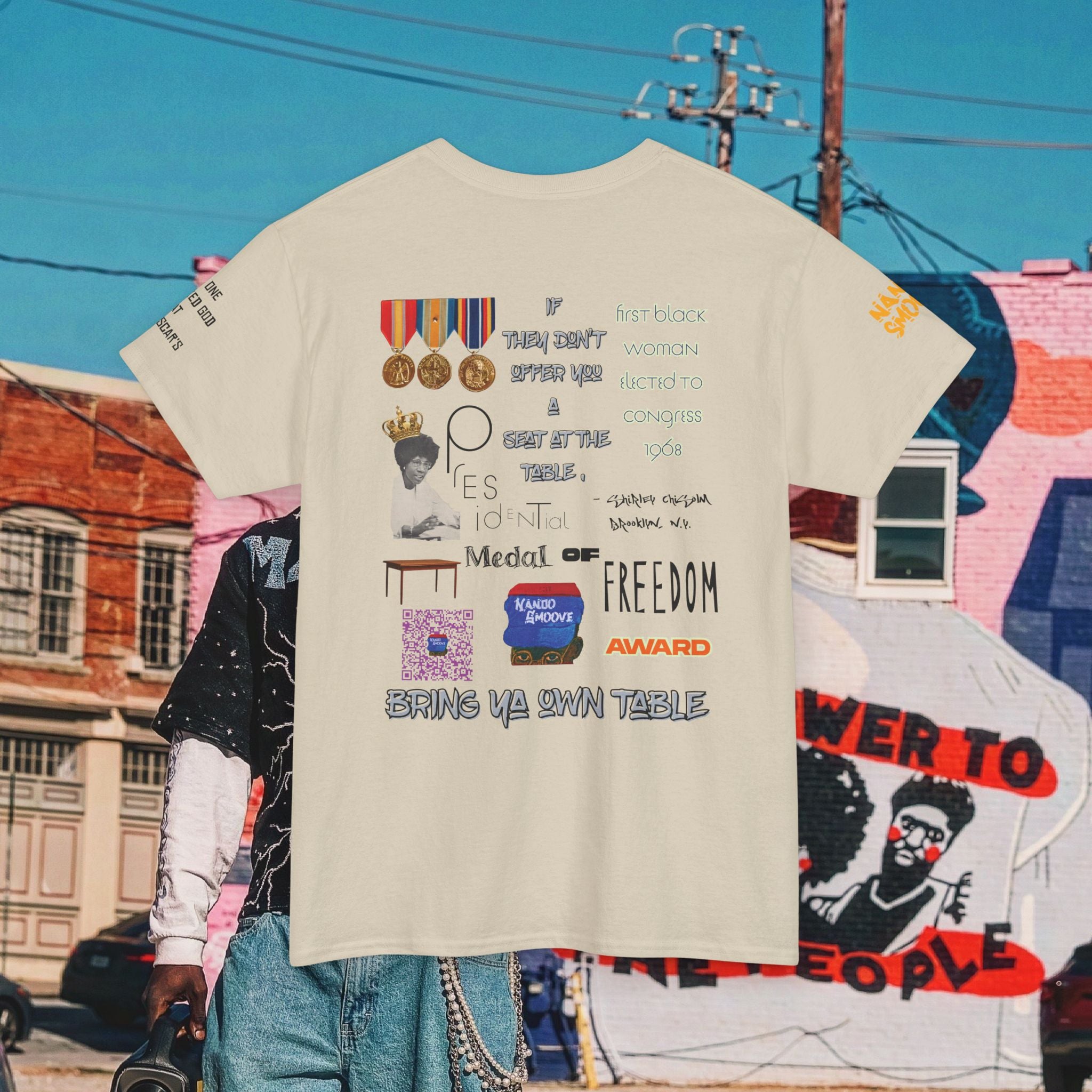 Shirley Chisholm Heavy Cotton Tee