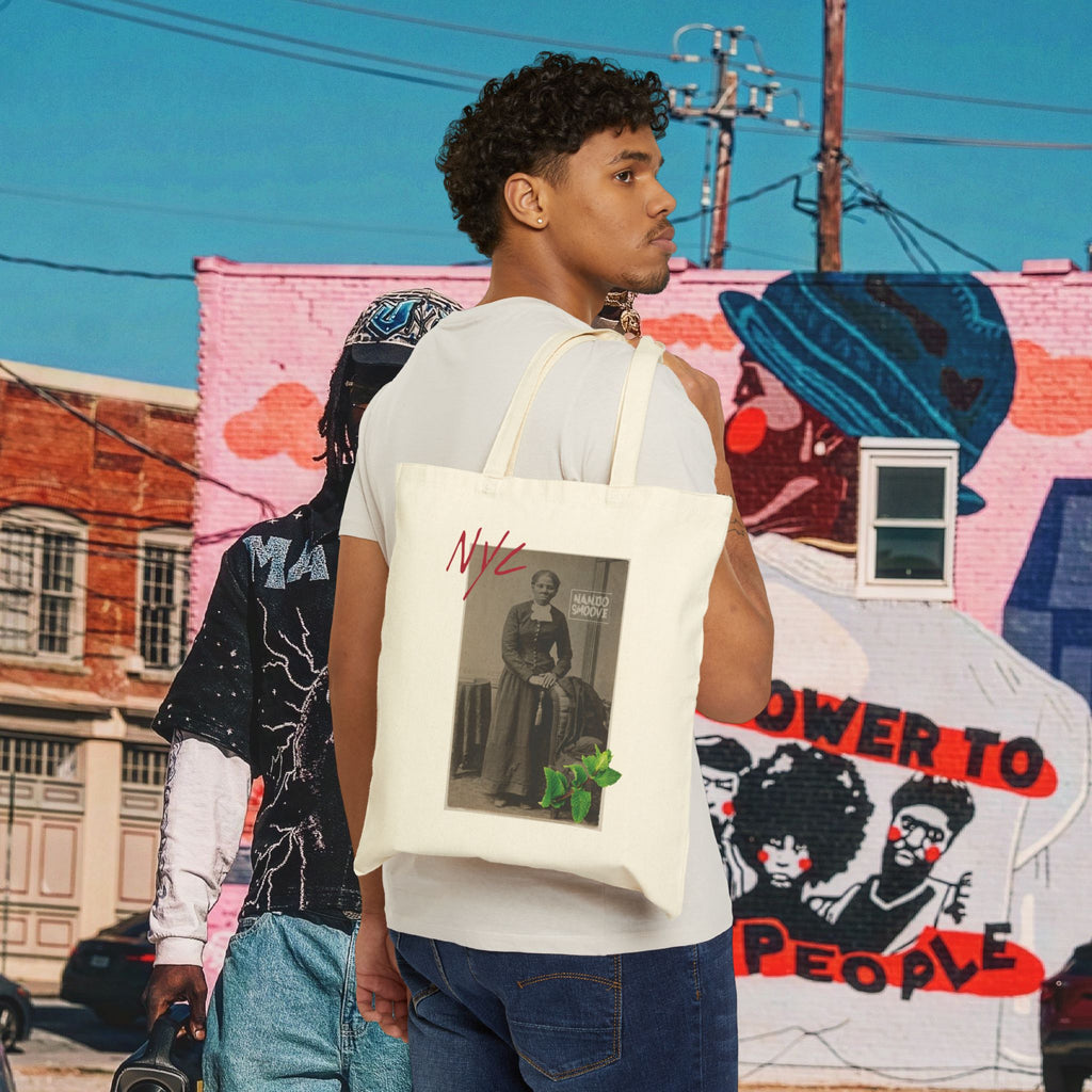Harriet Tubman “MinTee” Cotton Canvas Tote Bag