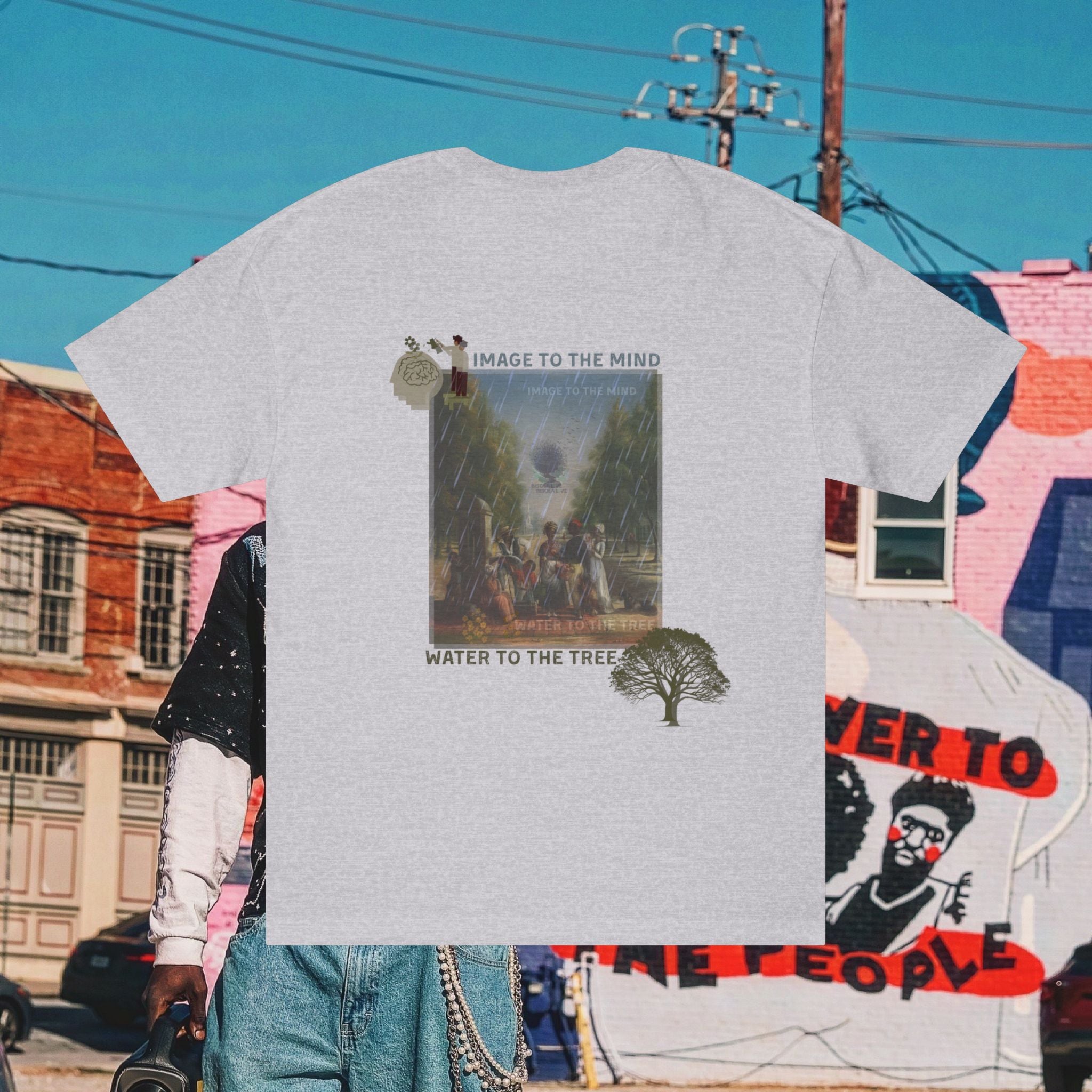 “Image to The Mind, Water to The Tree” Unisex Classic Tee